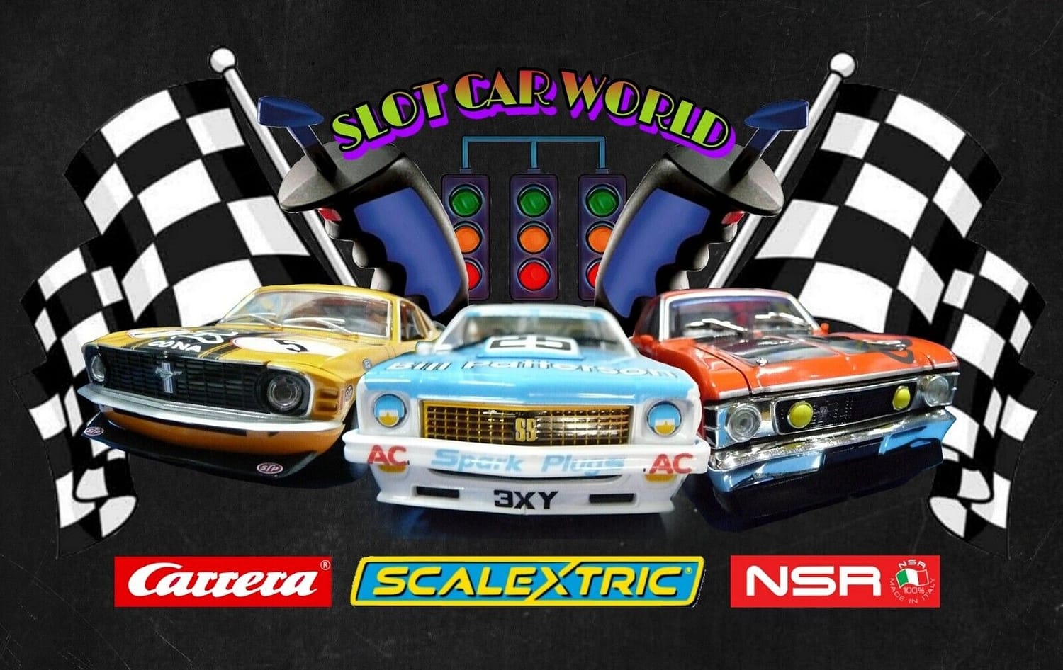 Scalextric C4263 1:32 Ford XY Falcon 1972 Bathurst Bryan Byrt Ford slot car also suits Carrera - Image 6