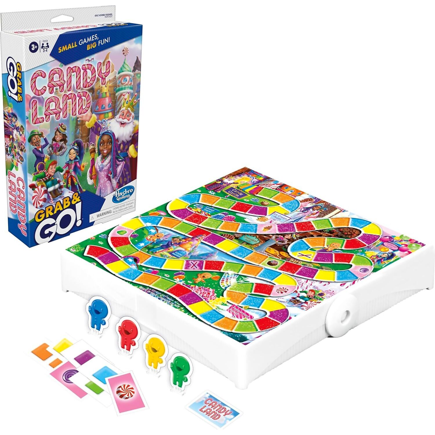 Hasbro Gaming - Candy Lane Grab & Go! Portable Travel Board Game - Image 2