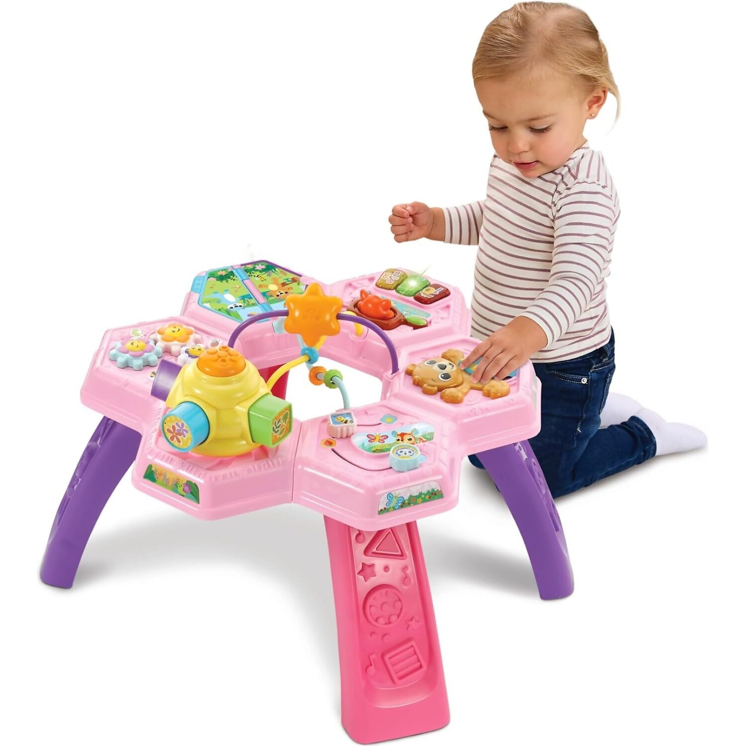 VTech Baby - Busy Bee Activity Table - Pink - Image 5