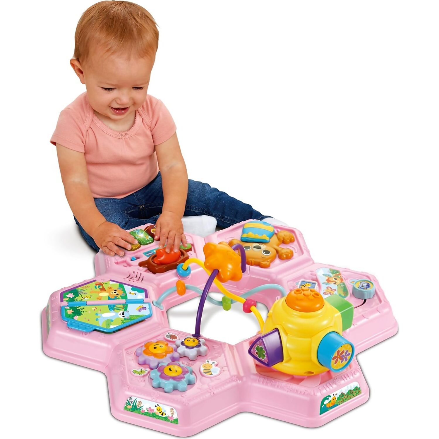 VTech Baby - Busy Bee Activity Table - Pink - Image 6