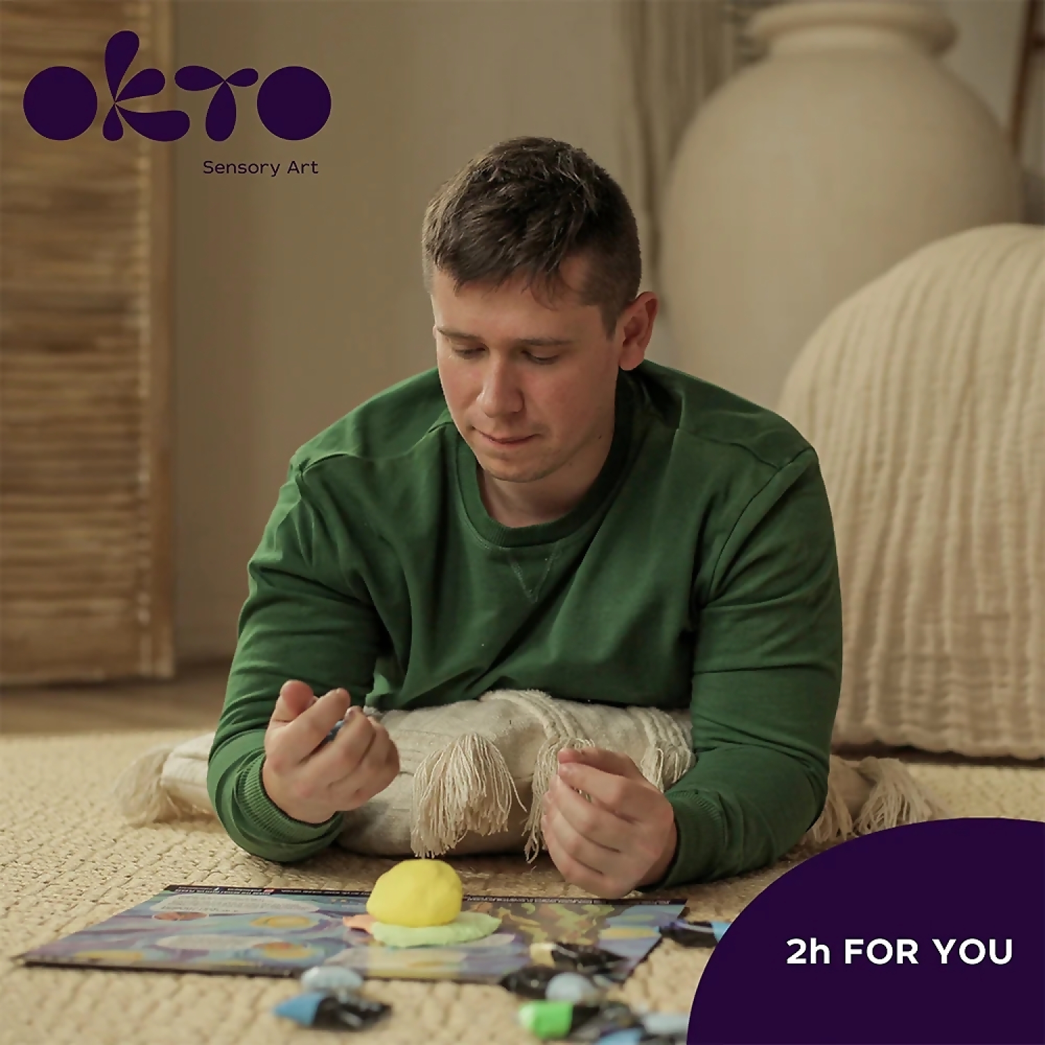 OKTO Sensory Art - DIY 3D Painting Creative Set Starry Night 30cm x 40cm - Image 6