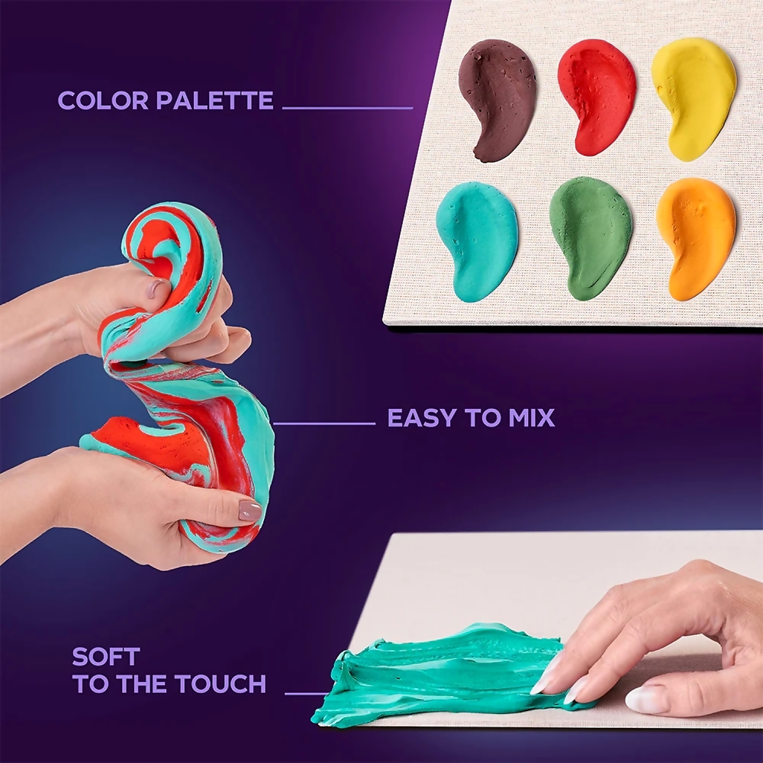 OKTO Sensory Art - DIY 3D Painting Creative Set Sunflowers 30cm x 40cm - Image 6