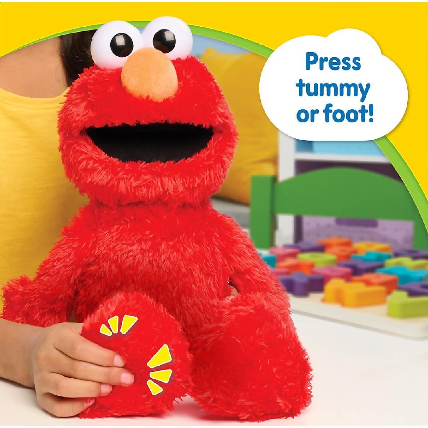Sesame Street - Animated Tickle Me Elmo Plush - Jasnor - Image 4