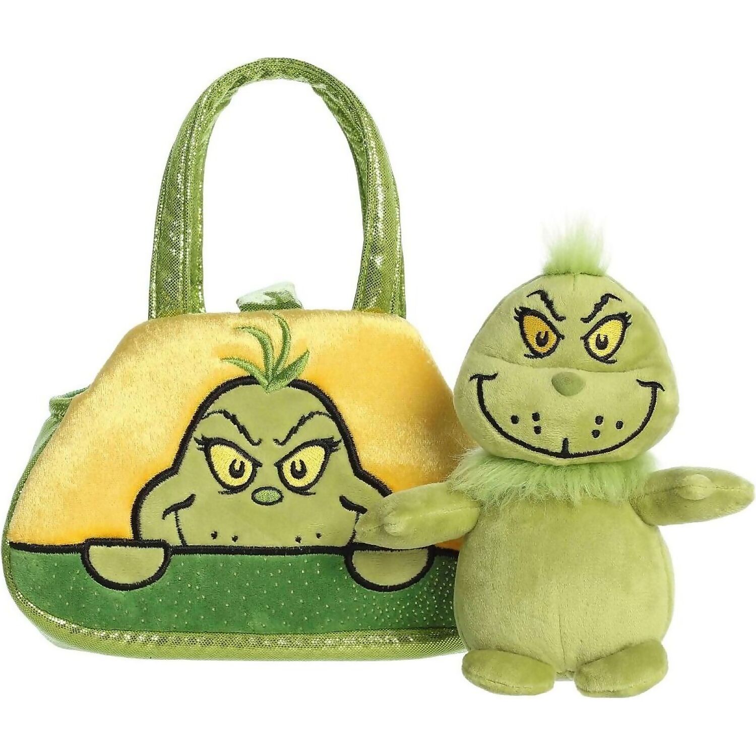 Cotton Candy - Xmas Fancy Pals Dr. Seuss The Grinch Peek-A-Boo - Plush - Image 2