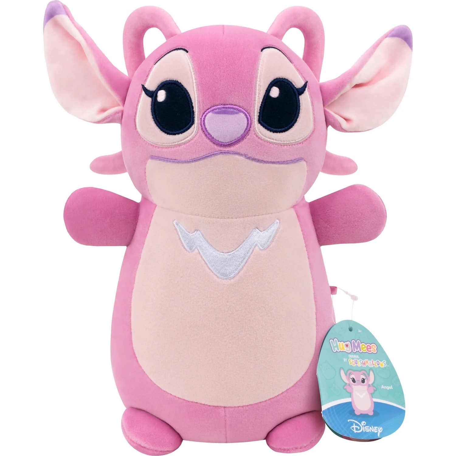 Squishmallows - HugMees Disney Stitch Angel 10-Inch Plush