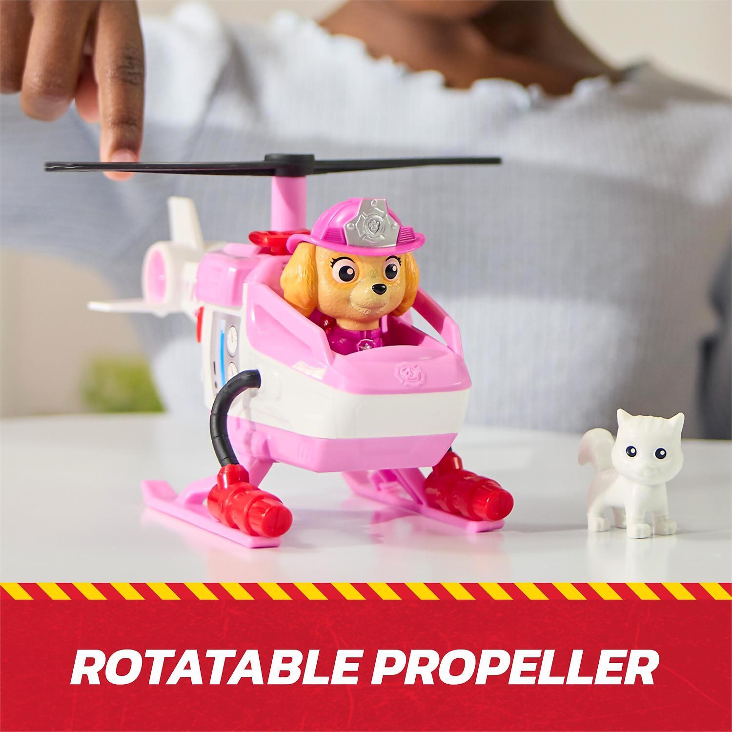 Paw Patrol - Fire Rescue: Rescue Fire Chopper with Skye Figure - Spin Master - Image 6
