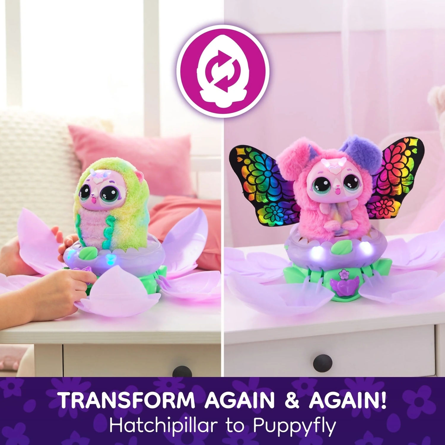 Hatchimals - Puppyfly Bloomables by Hatchimals Interactive Surprise Toy - Spin Master - Image 8