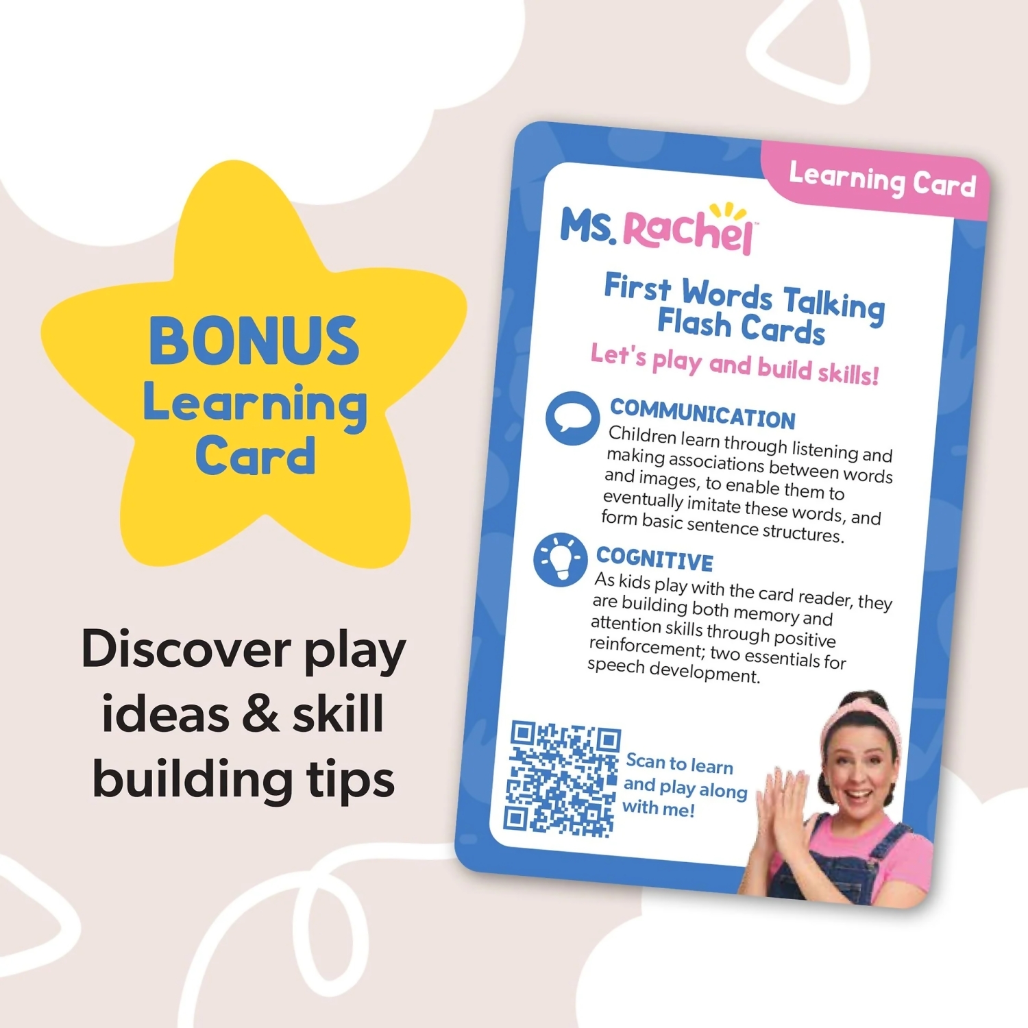 Ms. Rachel - First Words Talking Flash Cards - Spin Master - Image 10