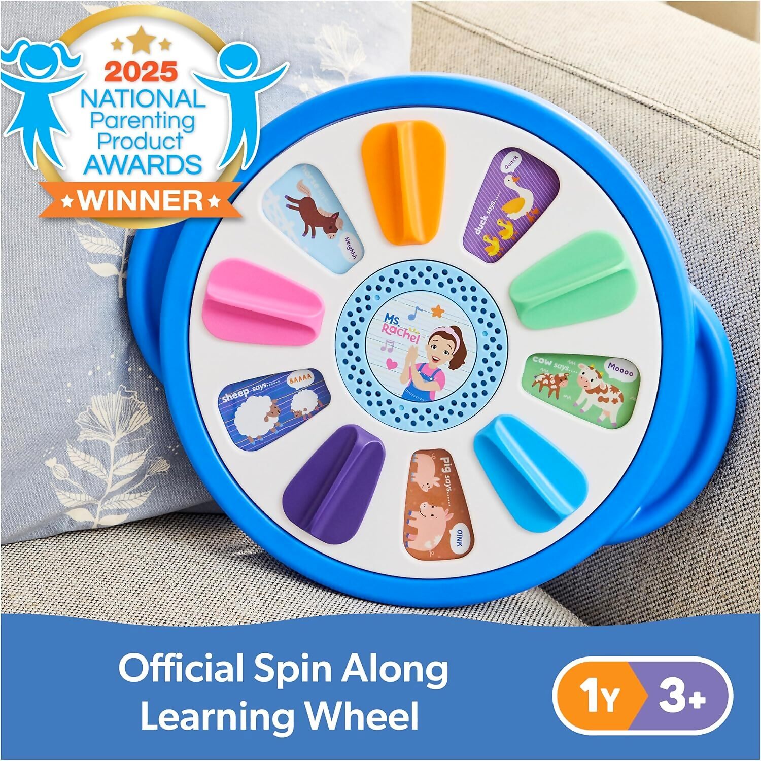 Ms. Rachel - Spin & Sing Along Learning Wheel - Spin Master - Image 3