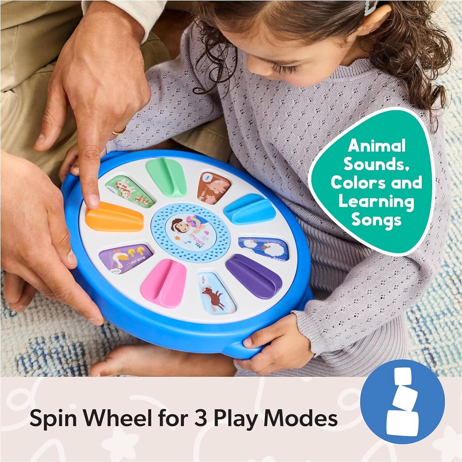 Ms. Rachel - Spin & Sing Along Learning Wheel - Spin Master - Image 6