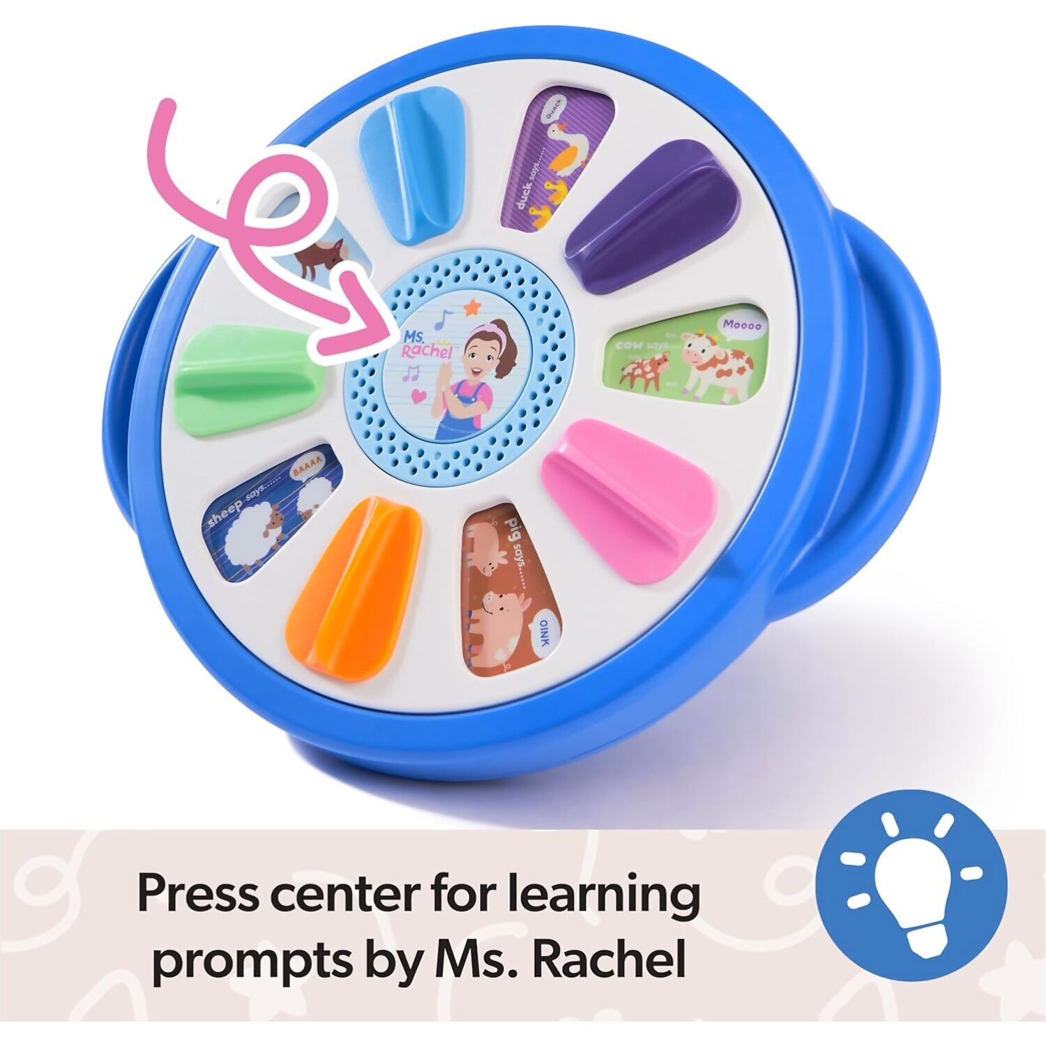 Ms. Rachel - Spin & Sing Along Learning Wheel - Spin Master - Image 8