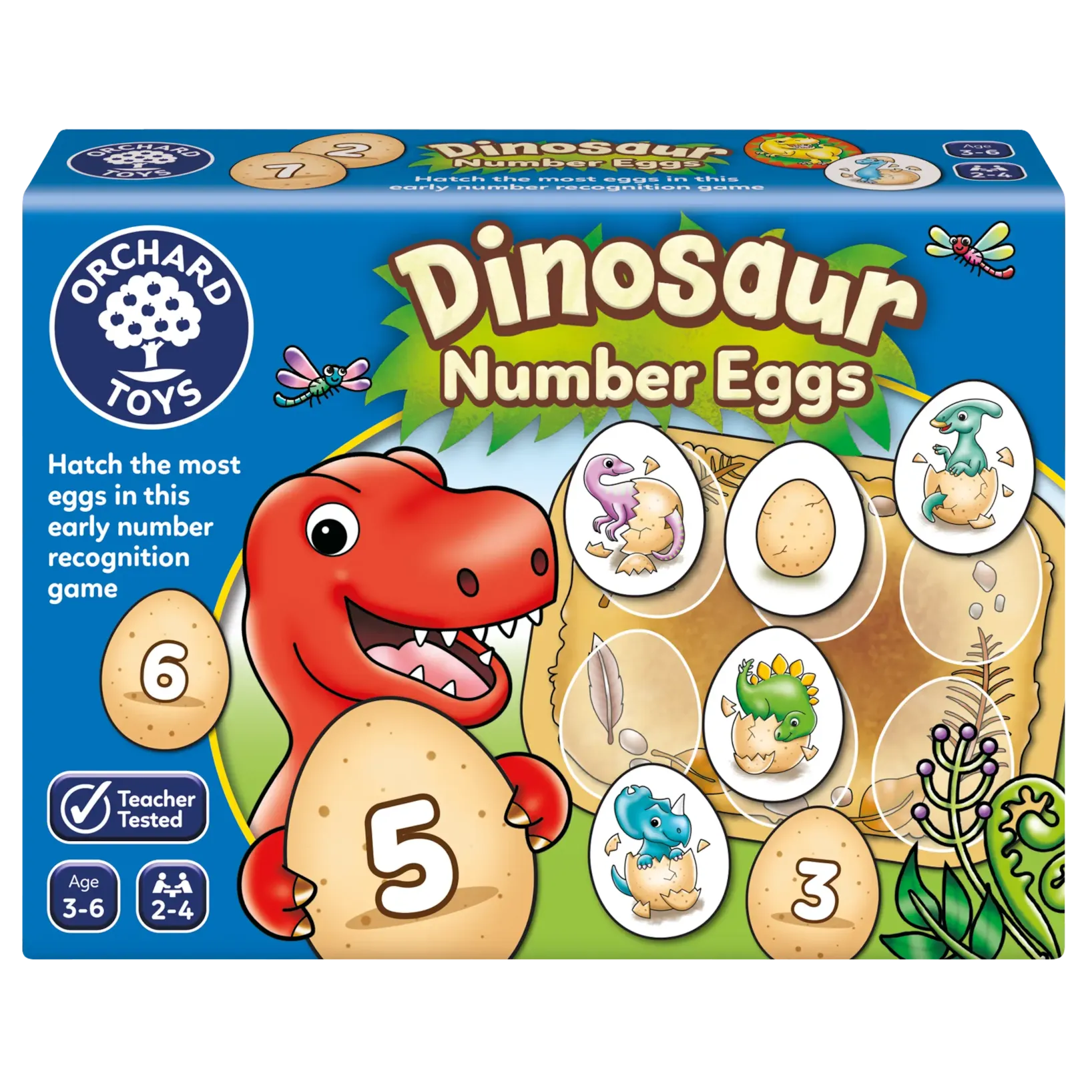 Orchard Toys - Dinosaur Number Eggs Game