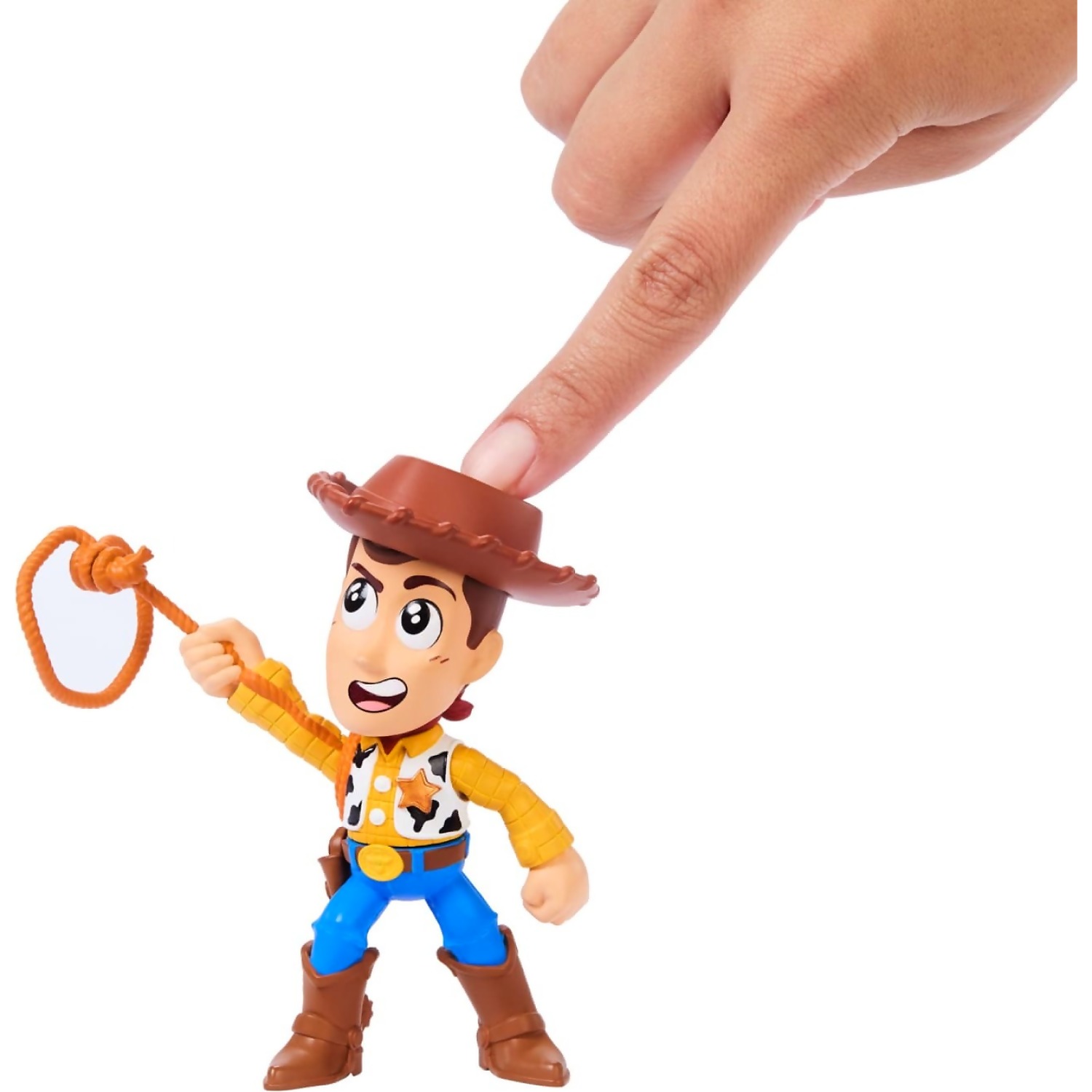 Disney Pixar - Toy Story Click Figs Sheriff Woody Pop Up Action Move 3.5-inch Figure - Mattel - Image 2