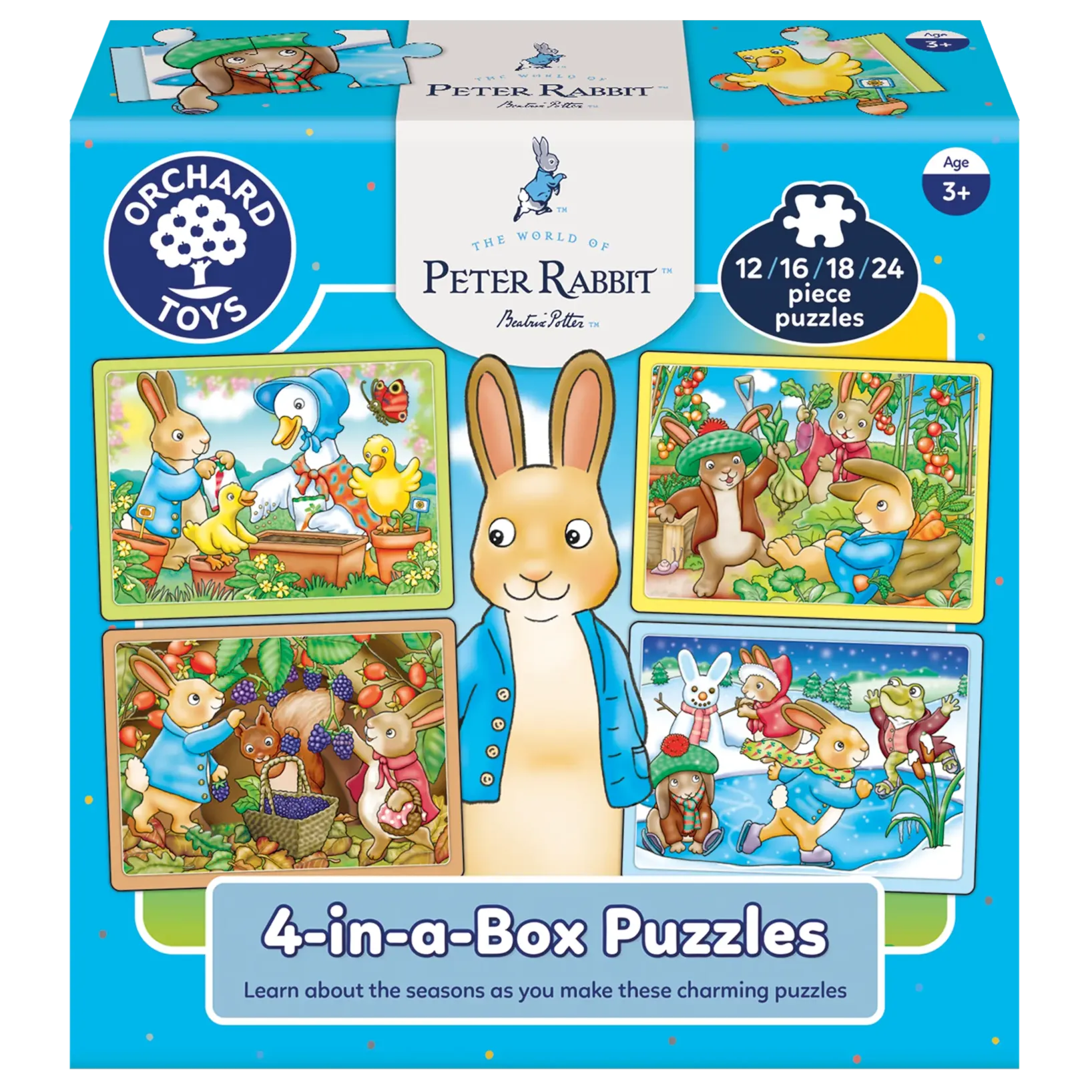 Orchard Toys - Peter Rabbit™ 4-in-a-Box Puzzles