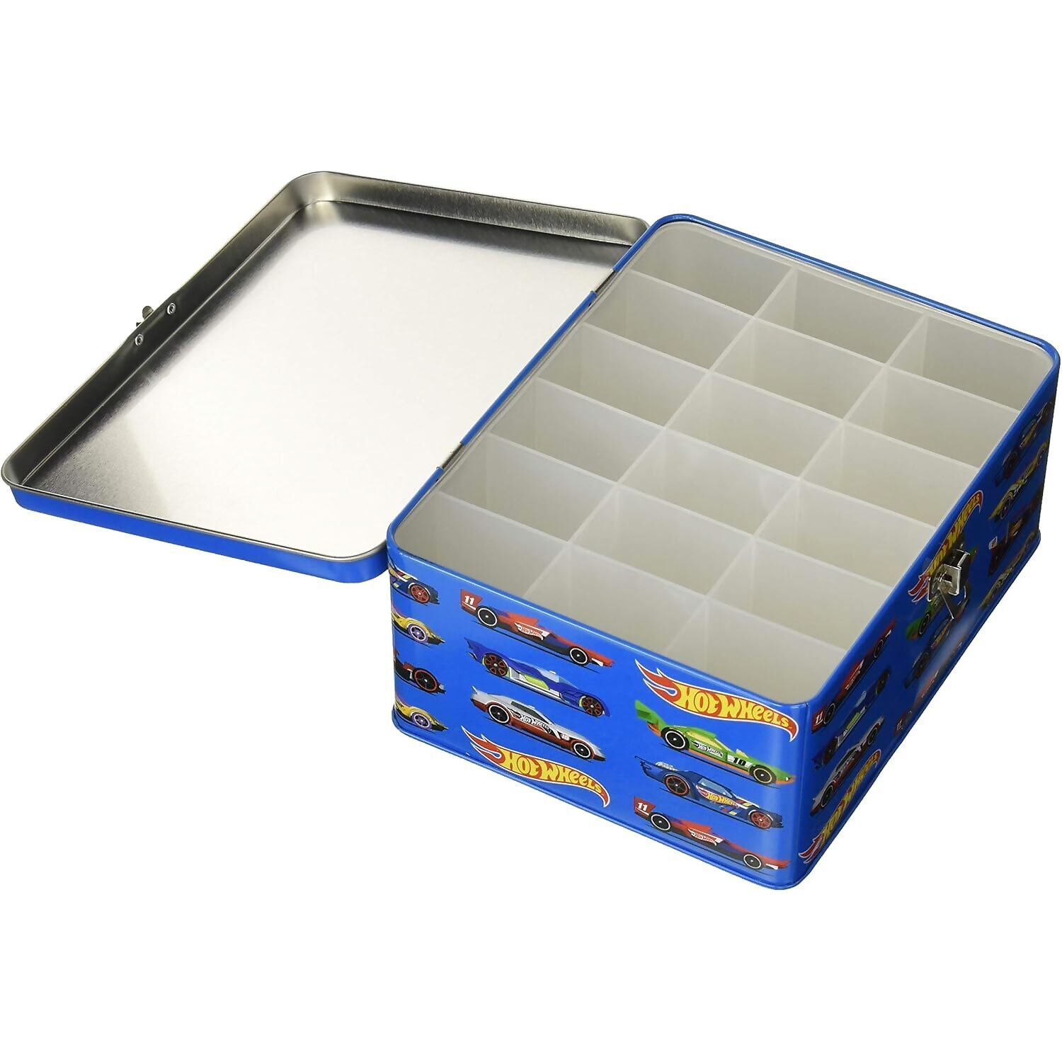 Hot Wheels - Collection Tin Carry Storage Case for 18 Cars - Image 2