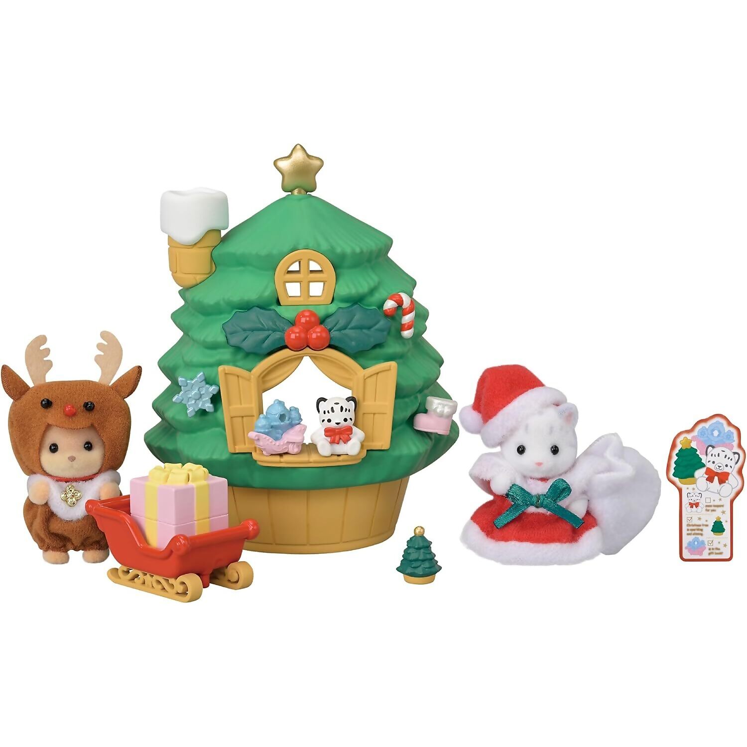 Sylvanian Families - Baby Santa's Christmas Tree House - Image 2