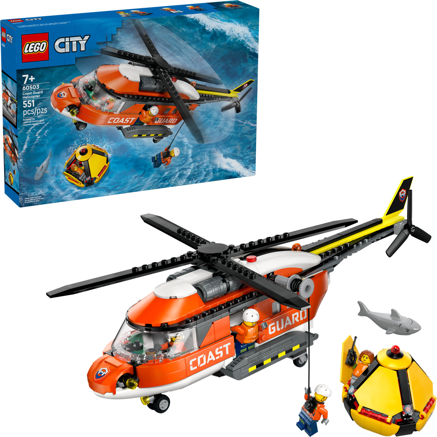 LEGO 60503 Coast Guard Helicopter - City