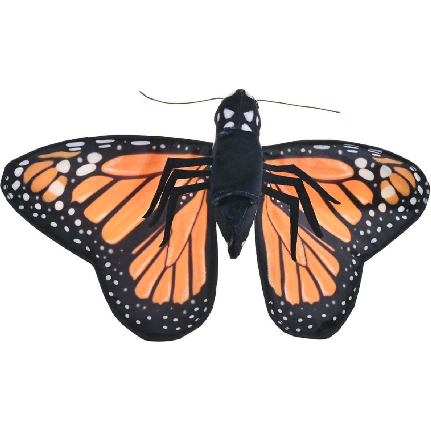 Wild Republic - Rainforest Monarch Butterfly Finger Puppet 7-inch - Image 2