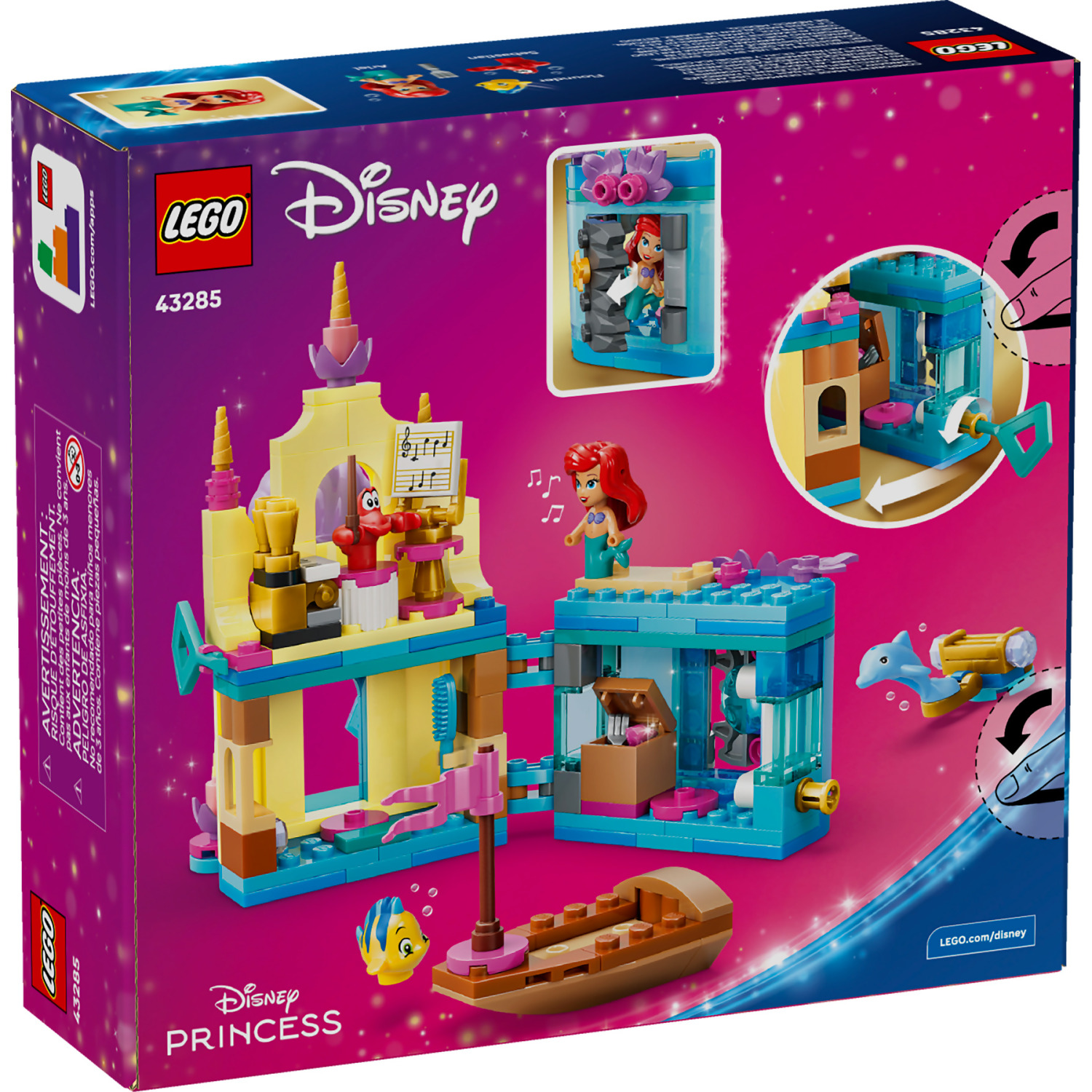 LEGO 43285 Ariel's Magical Mini Palace - Disney - Image 12