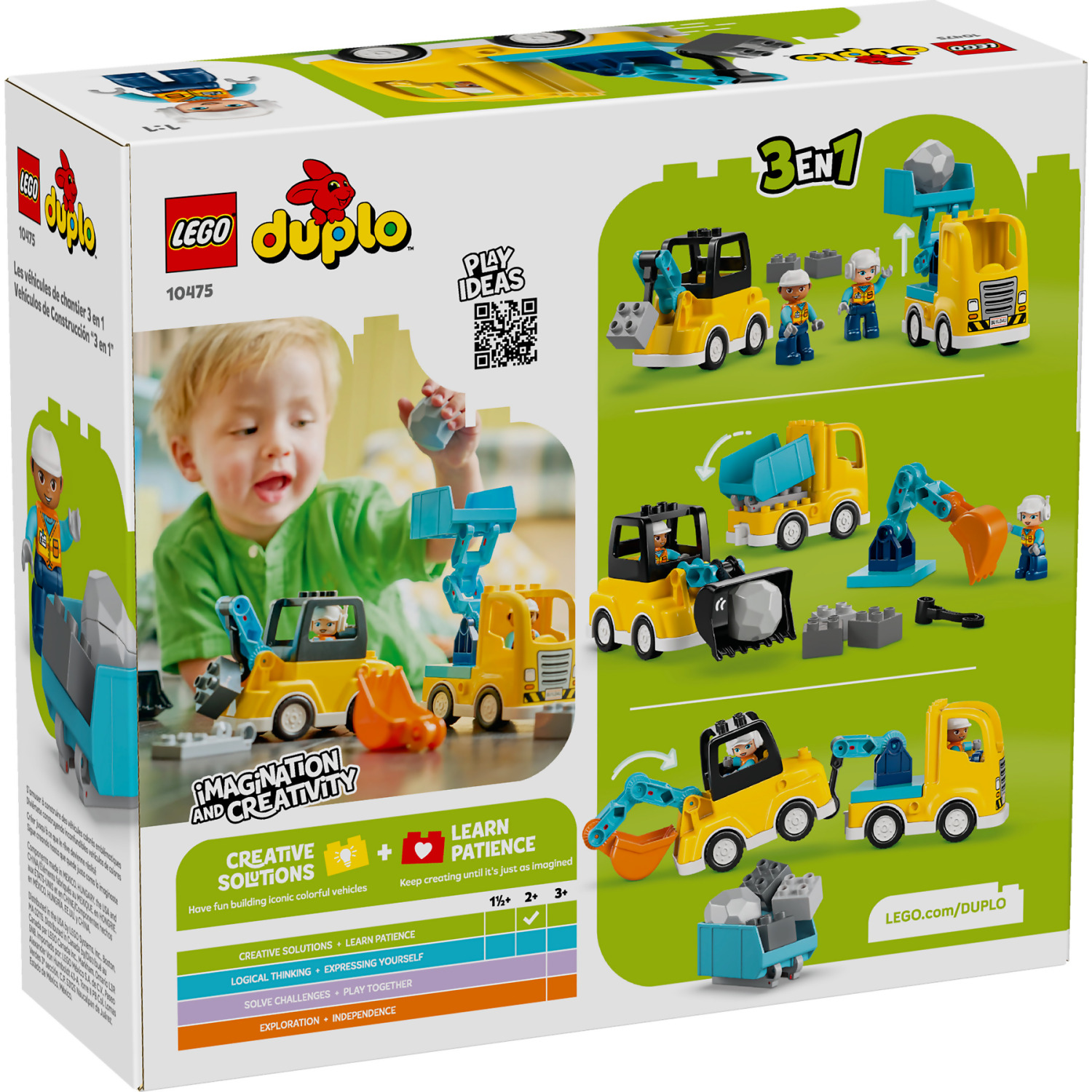 LEGO 10475 3 in 1 Construction Vehicles - Duplo - Image 13