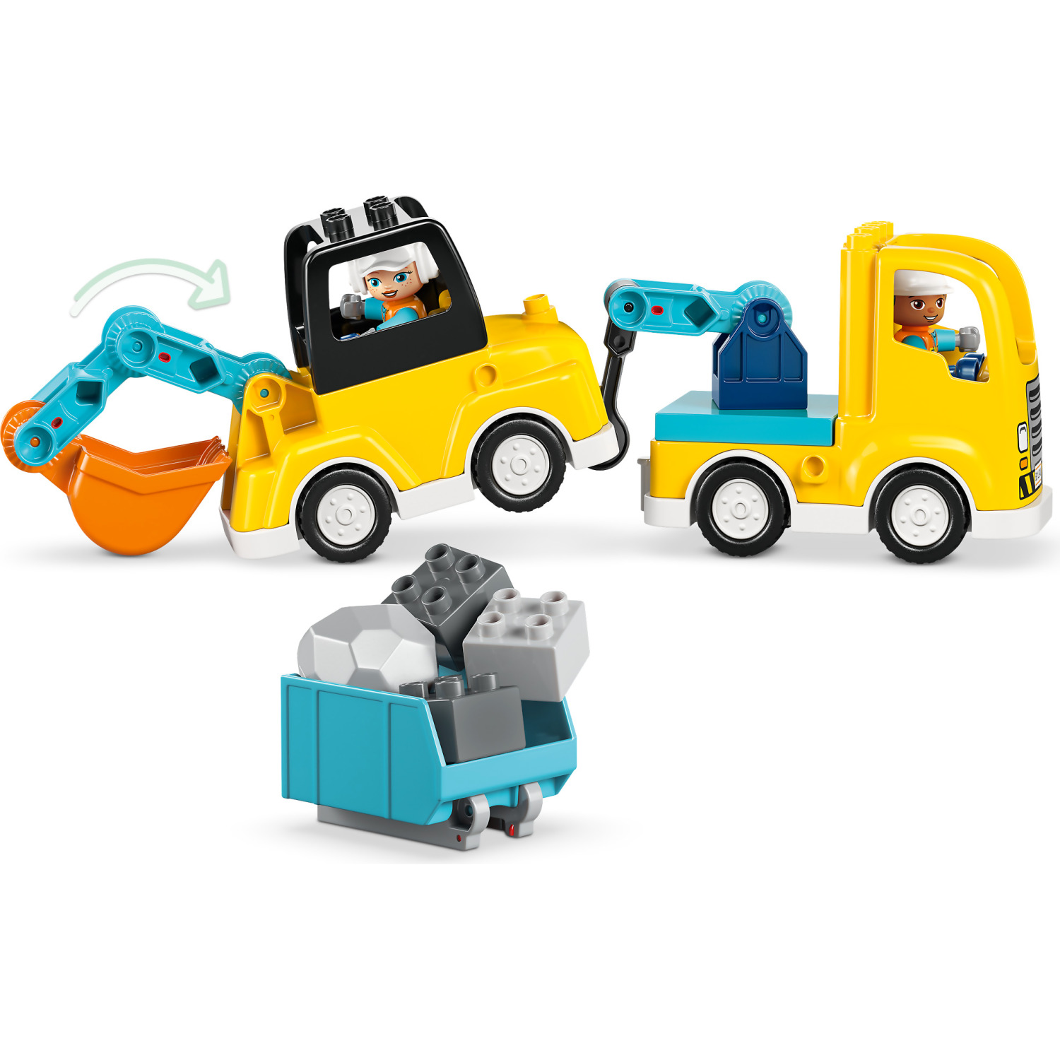 LEGO 10475 3 in 1 Construction Vehicles - Duplo - Image 8