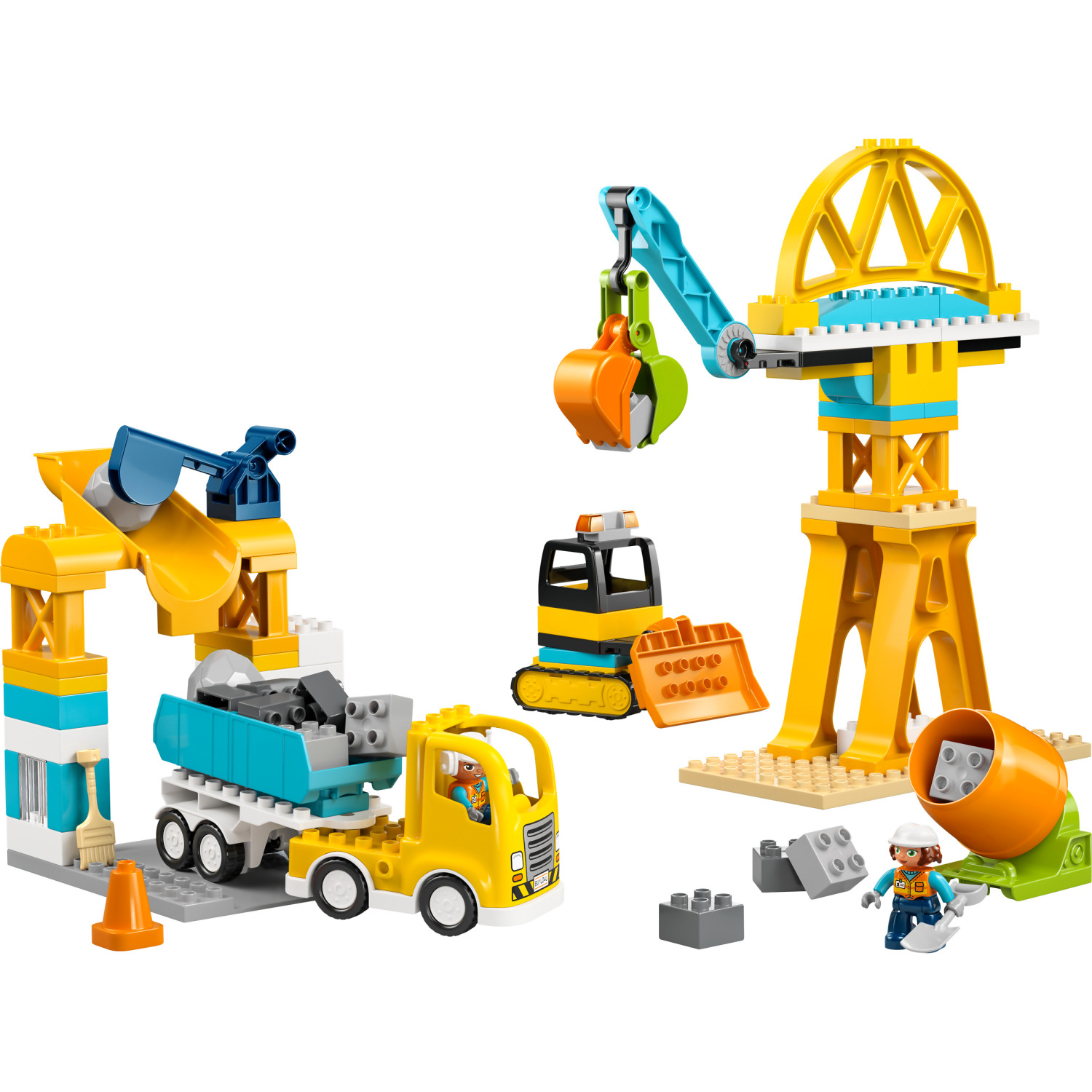 LEGO 10476 3 in 1 Construction Site and Vehicles - Duplo - Image 2