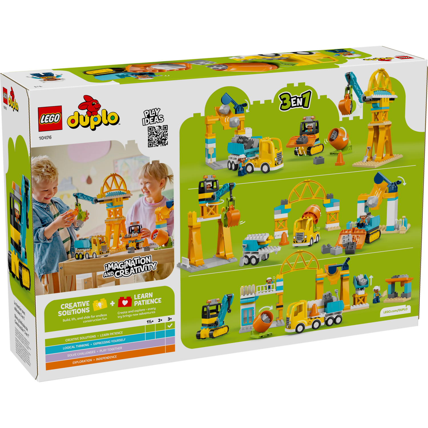 LEGO 10476 3 in 1 Construction Site and Vehicles - Duplo - Image 12