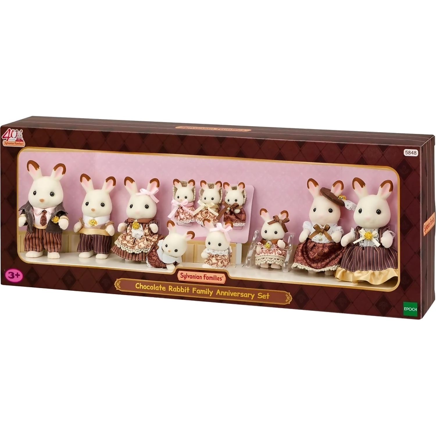 Sylvanian Families - Chocolate Rabbit Family Anniversary Set