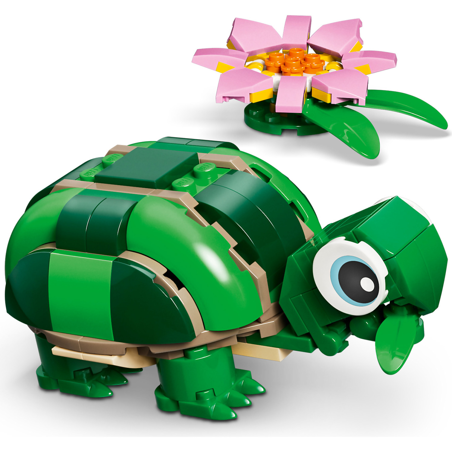 LEGO 31377 Turtle with a Water Lily Flower - Creator 3-in-1 - Image 5