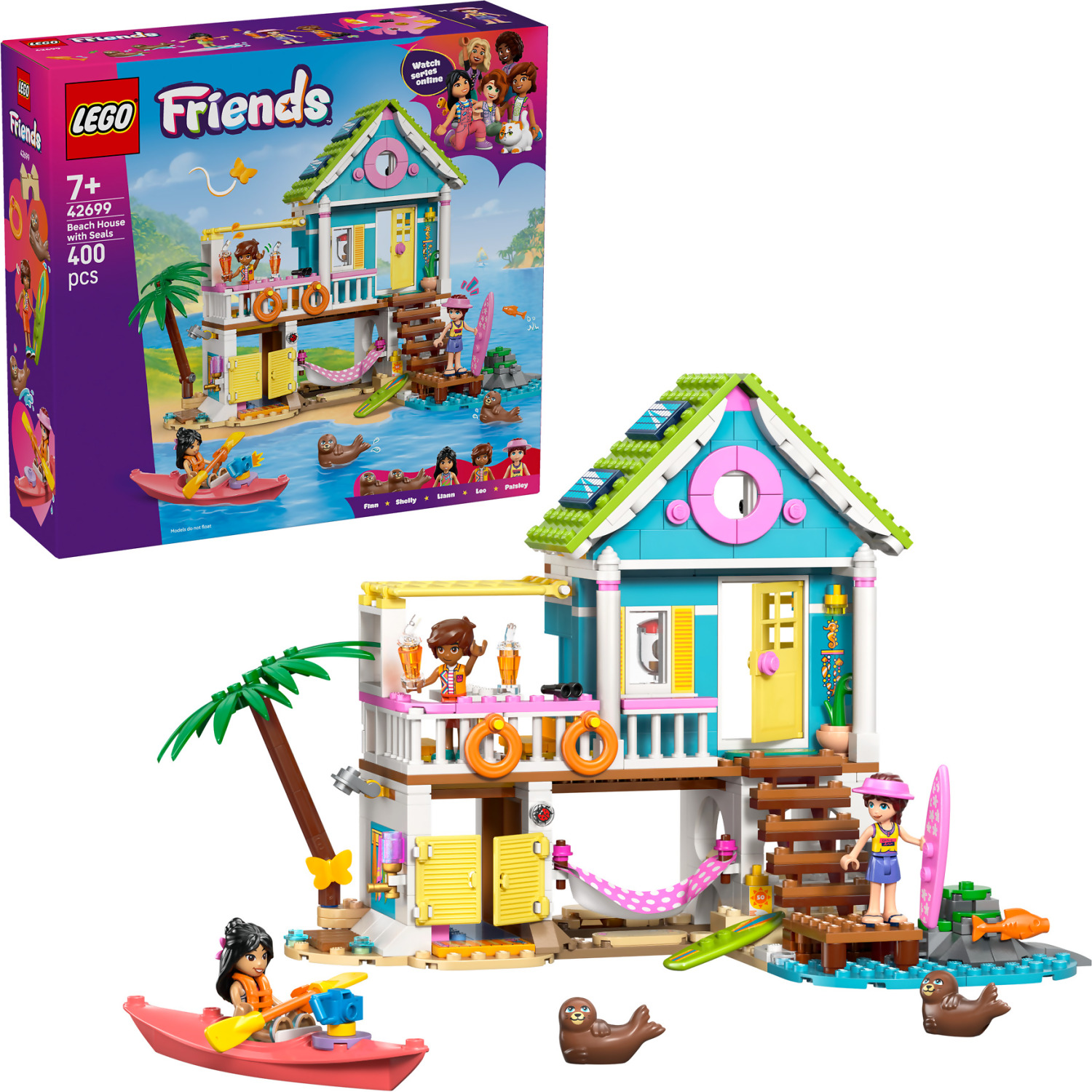 LEGO 42699 Beach House with Seals - Friends