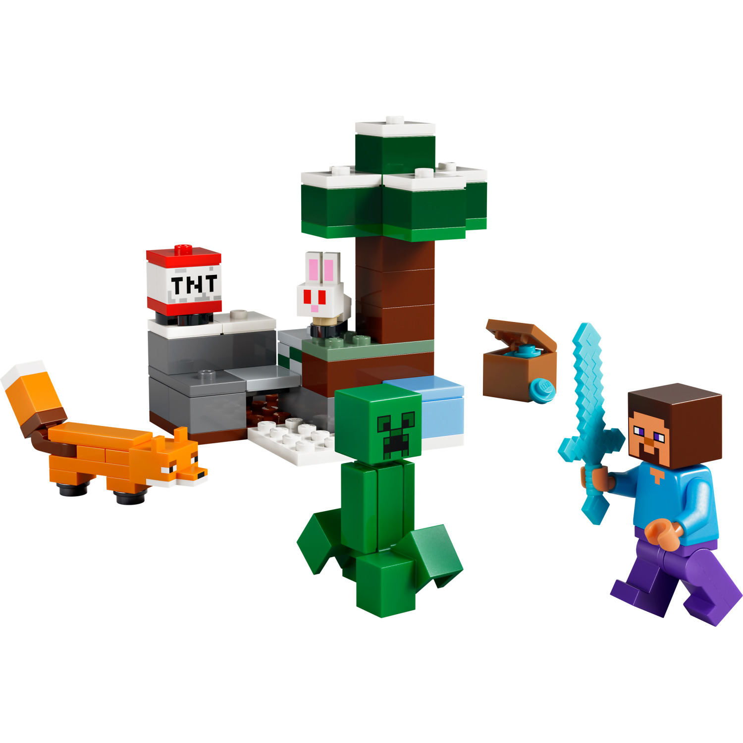 LEGO 21583 Steve's Taiga Adventure - Minecraft - Image 2