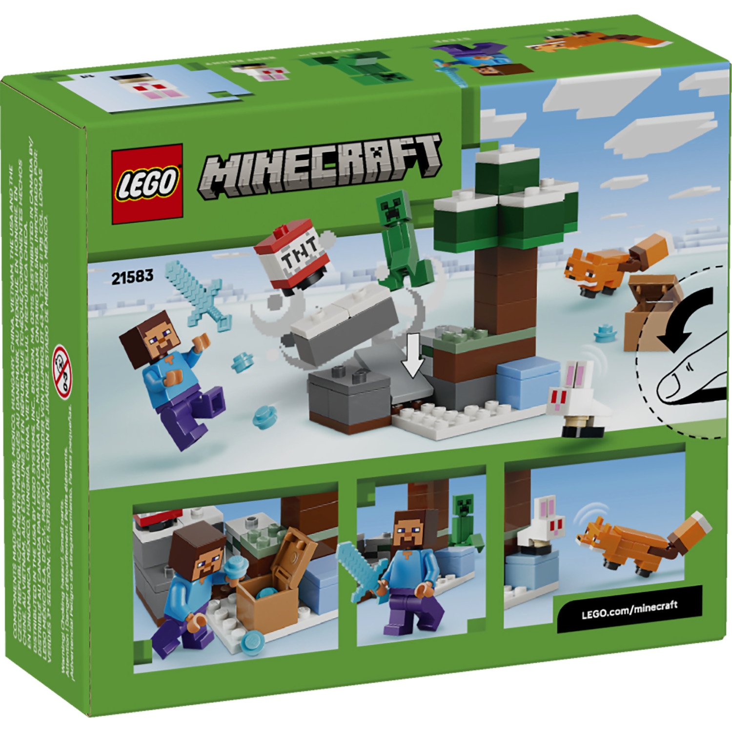 LEGO 21583 Steve's Taiga Adventure - Minecraft - Image 7