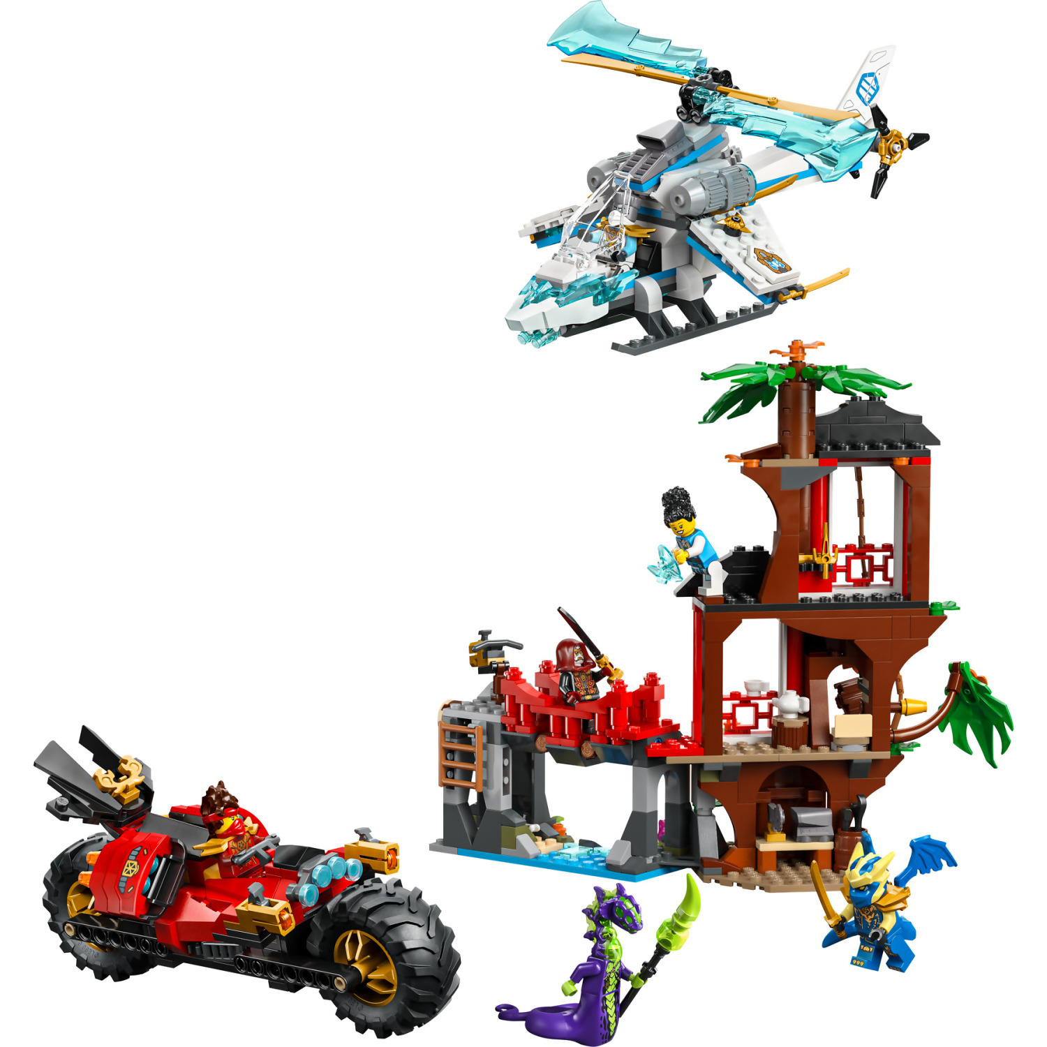 LEGO 71857 Ninja Vehicle Tree House Battle - Ninjago - Image 2