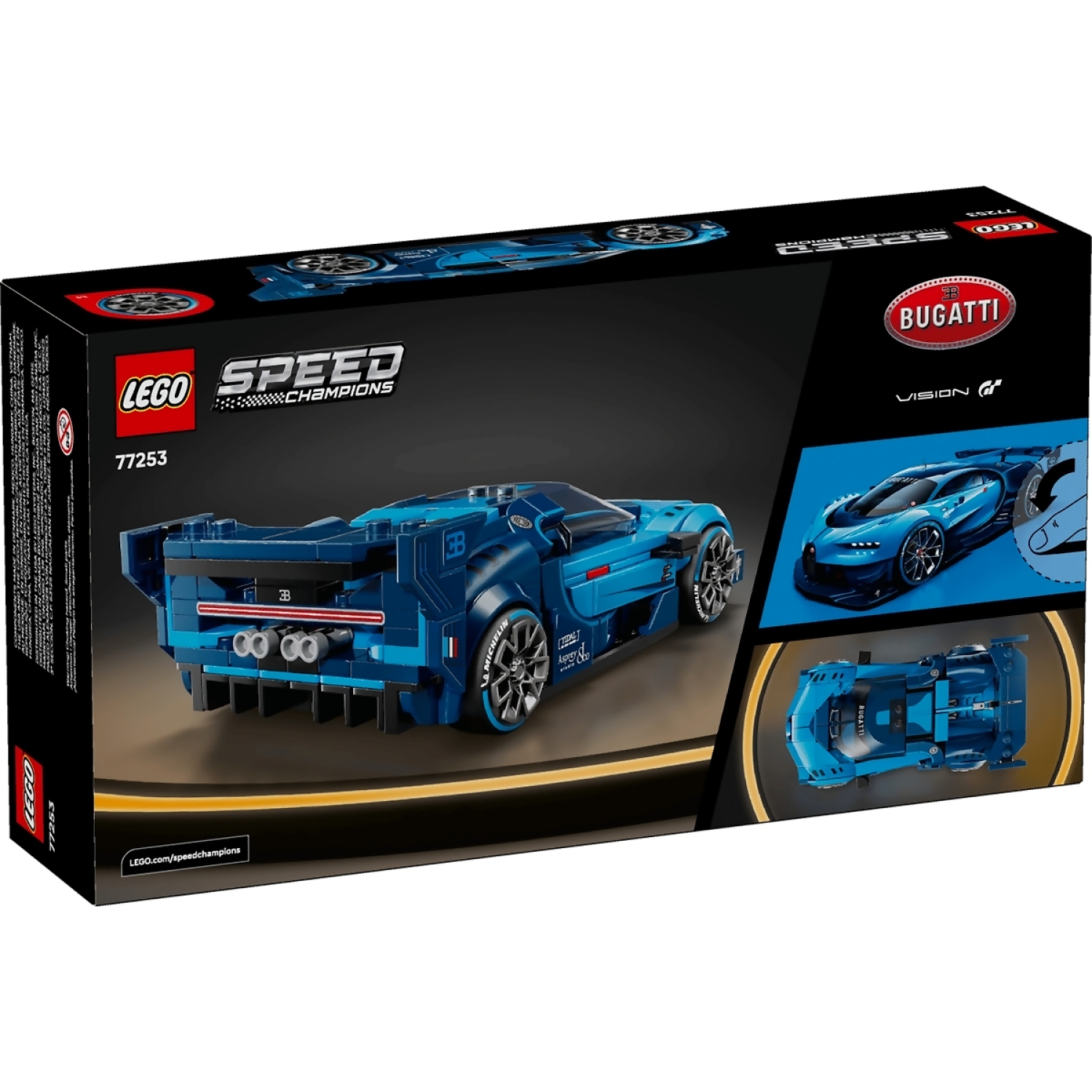 LEGO 77253 Bugatti Vision GT Hyper Sports Car - Speed Champions - Image 9