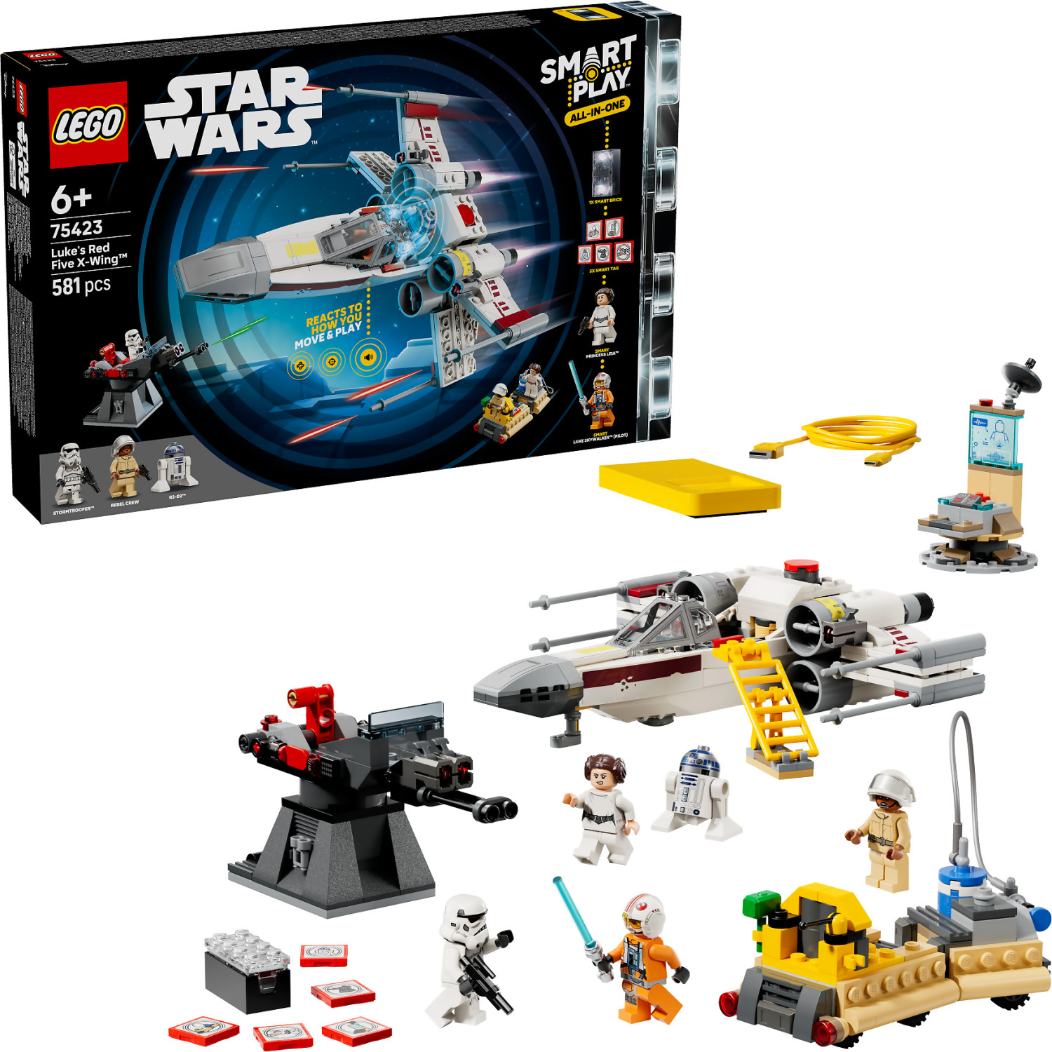 LEGO 75423 SMART Play™: Luke's Red Five X-Wing™ - Star Wars