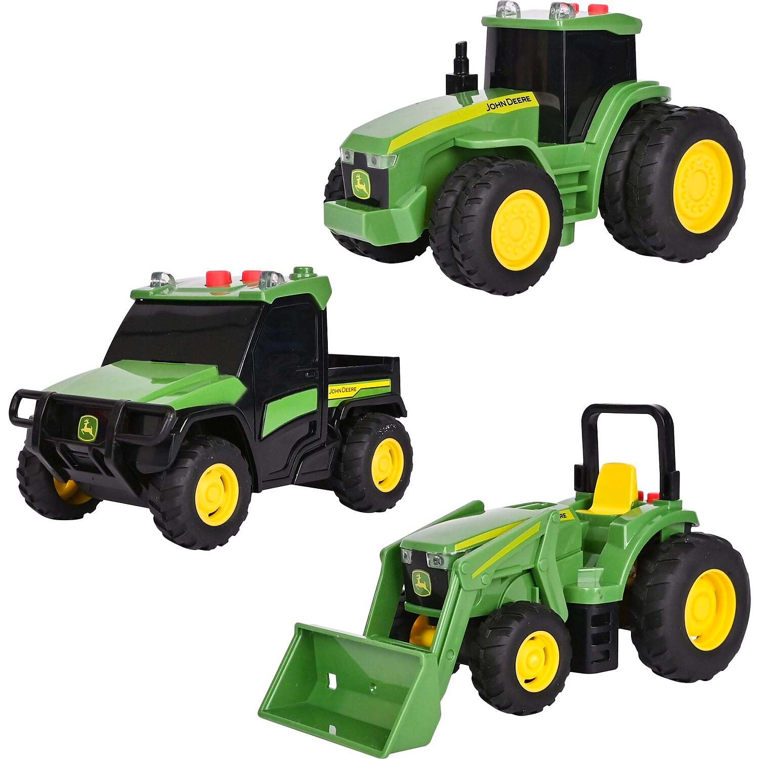 John Deere - Kids - Mini Farm Vehicles 3pk with Lights & Sounds! - Image 2
