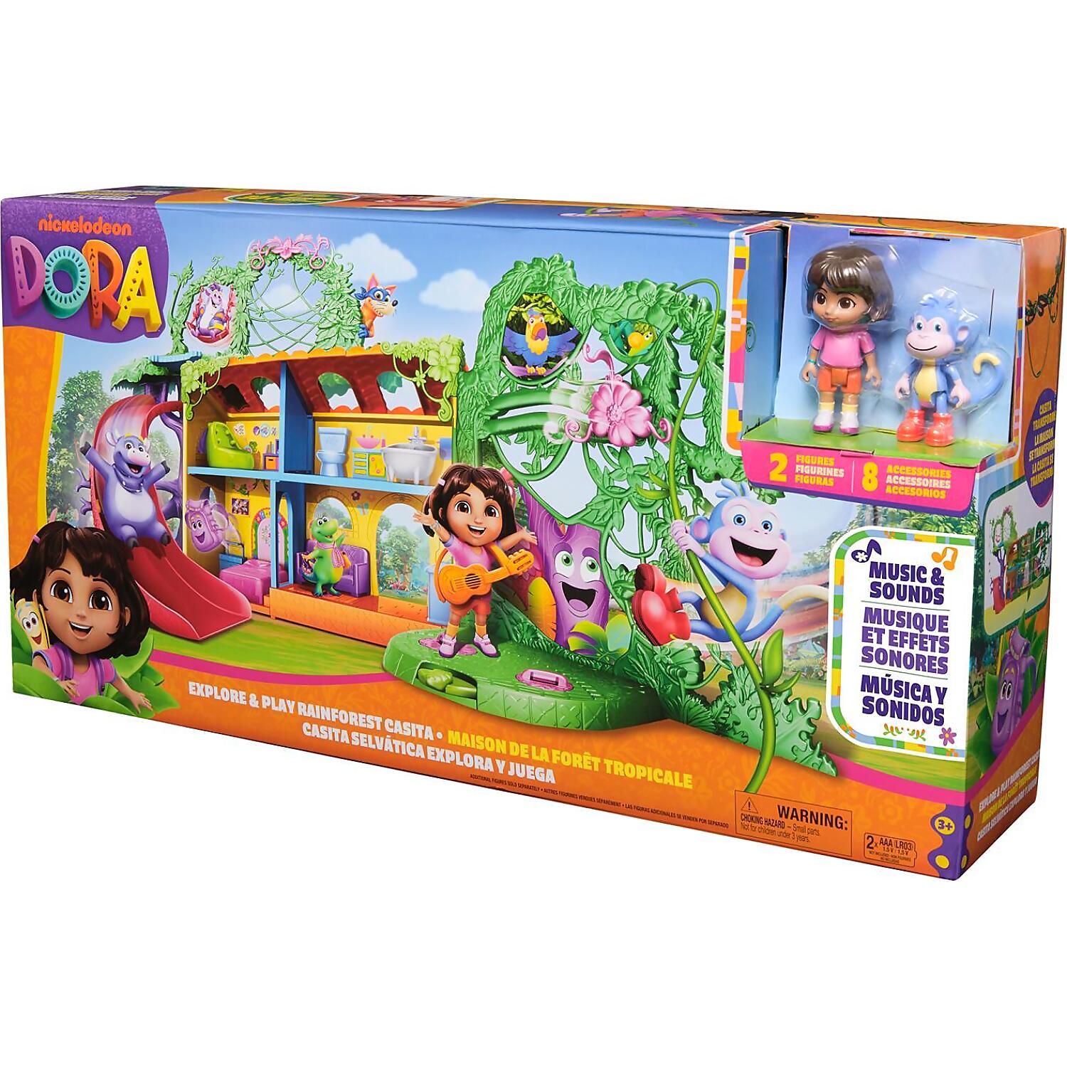Dora The Explorer - Explore & Play Rainforest Casita Playset - Spin Master