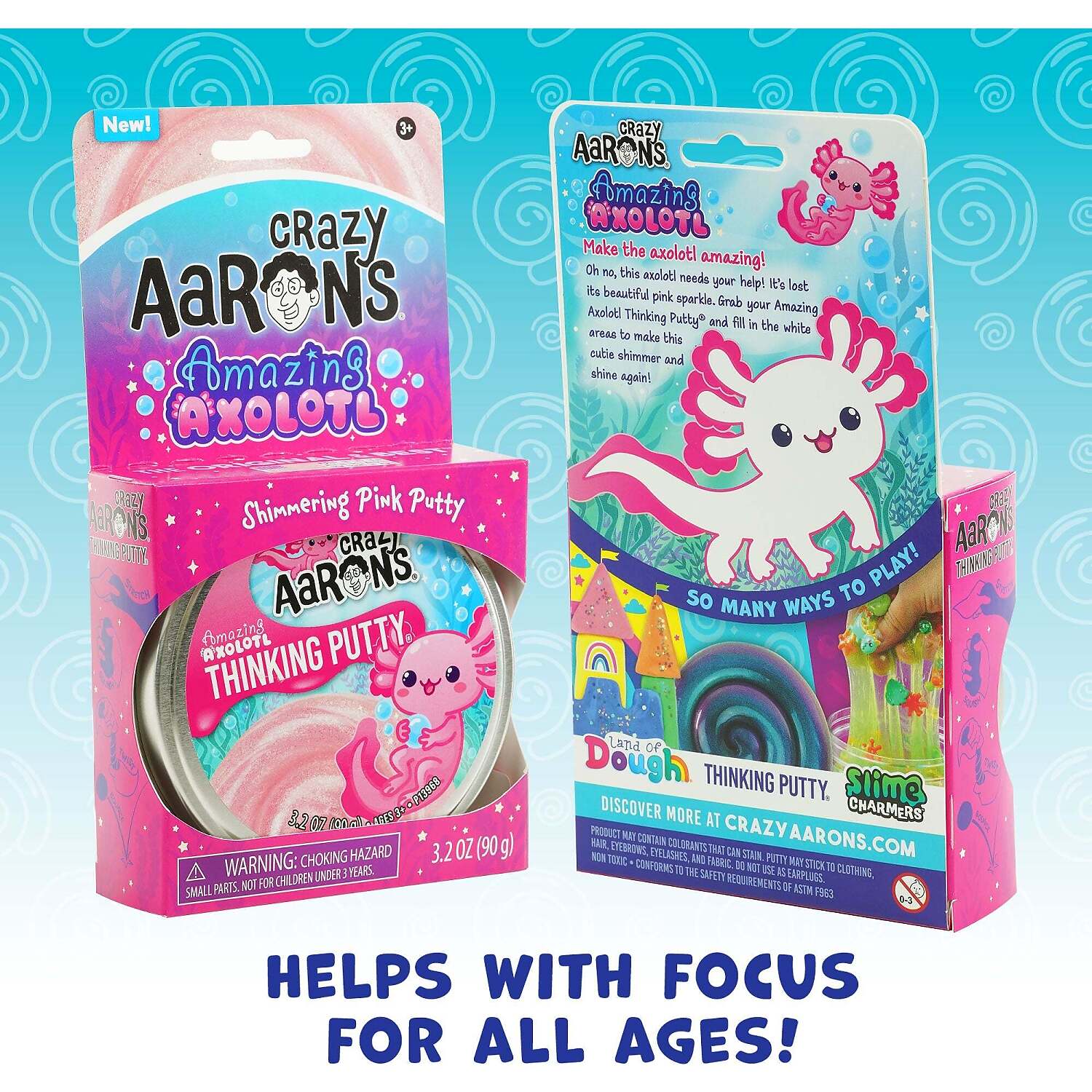 Crazy Aaron's - Amazing Axolotl Thinking Putty - Image 4