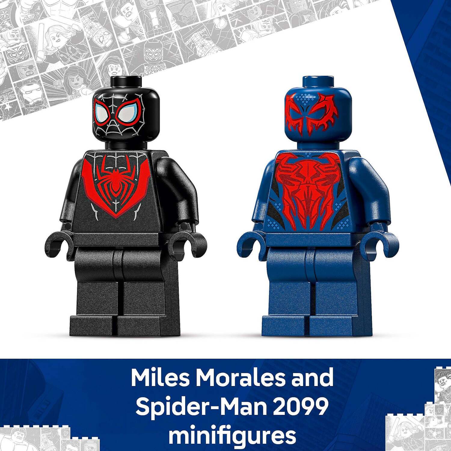 LEGO 76337 Miles Morales Mech vs. Spider-Man 2099 - Marvel Super Heroes - Image 7