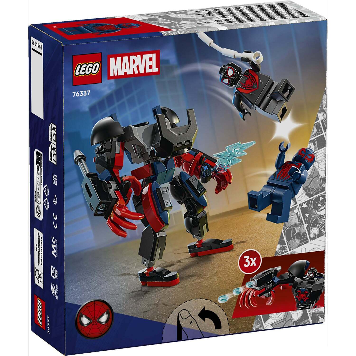 LEGO 76337 Miles Morales Mech vs. Spider-Man 2099 - Marvel Super Heroes - Image 10