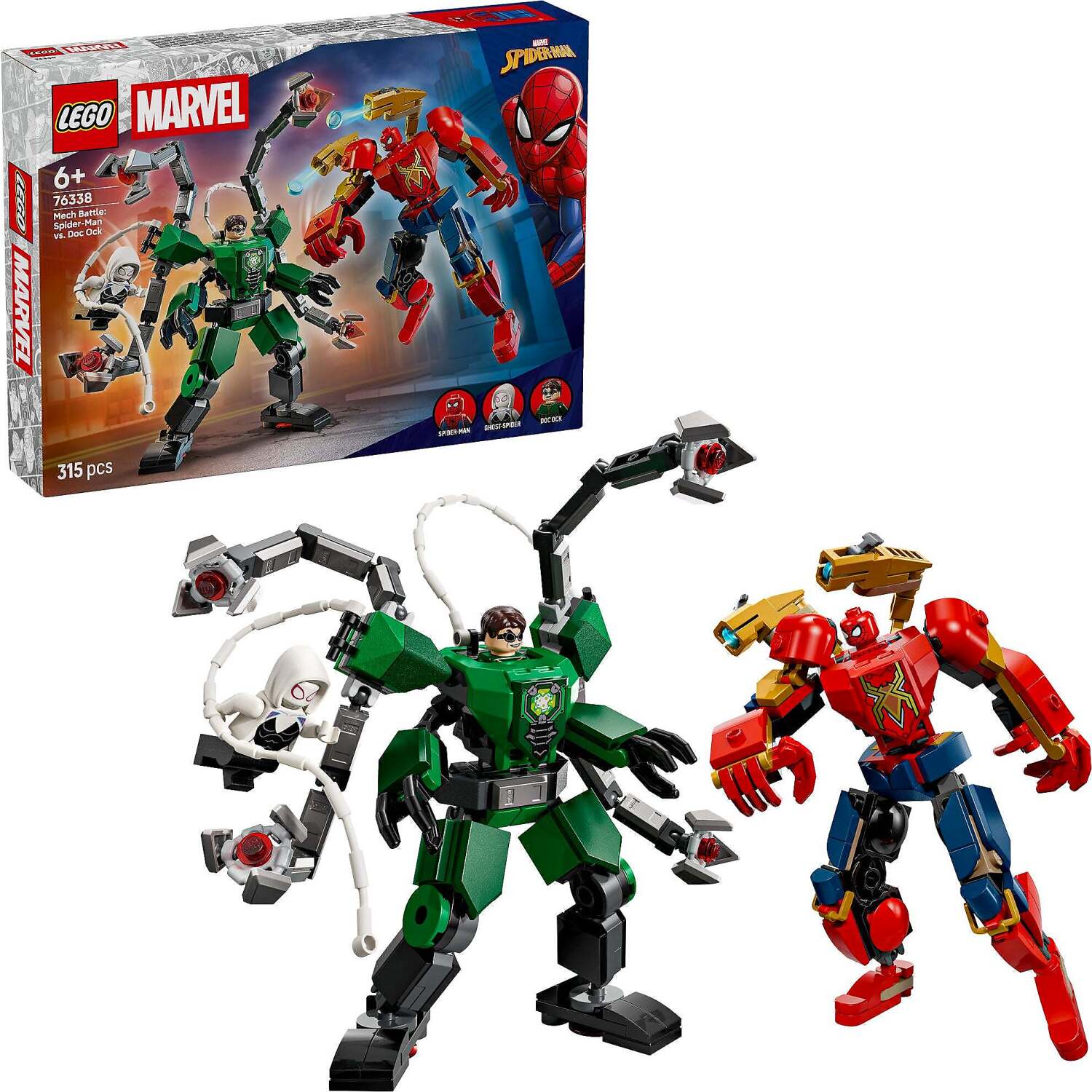 LEGO 76338 Mech Battle: Spider-Man vs. Doc Ock - Marvel Super Heroes