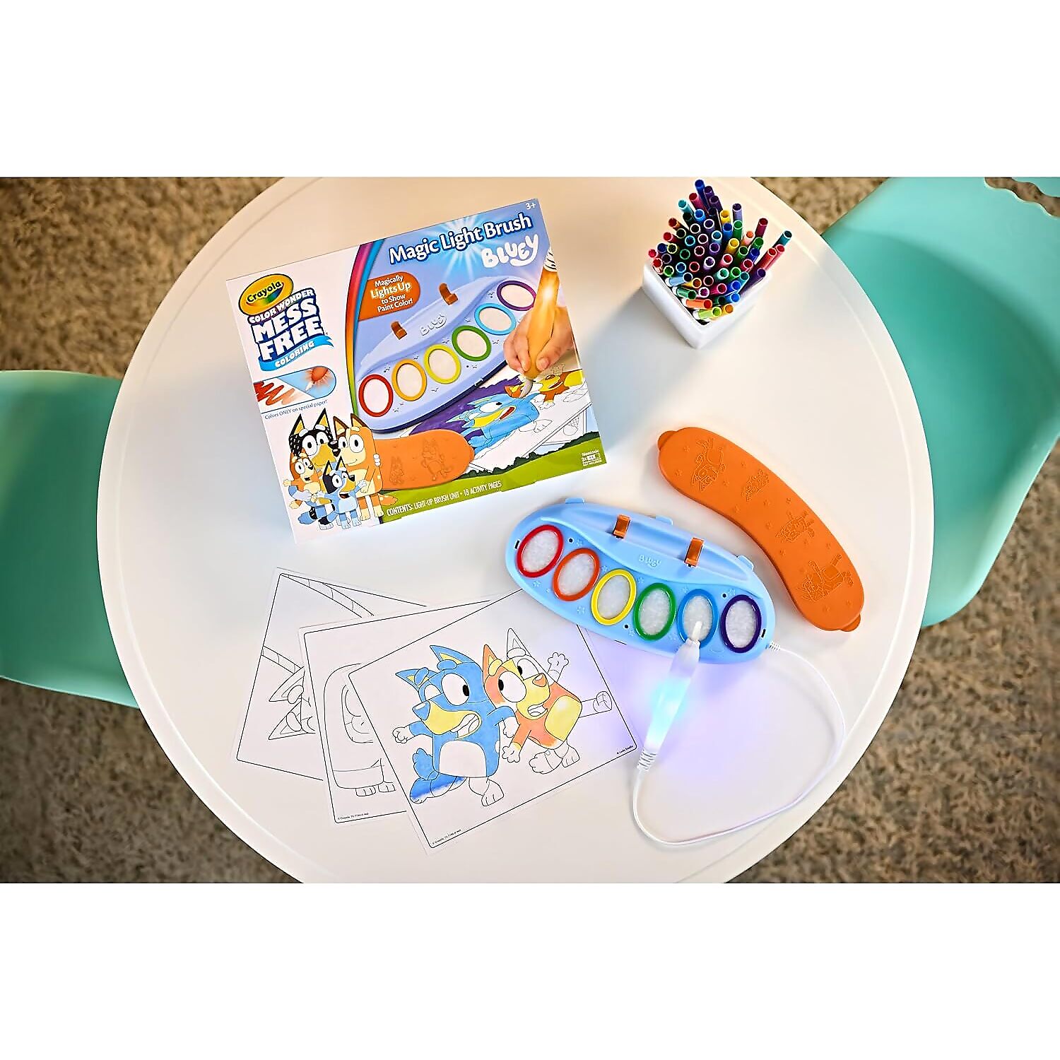 Crayola - Bluey Color Wonder Magic Light Brush - Image 5