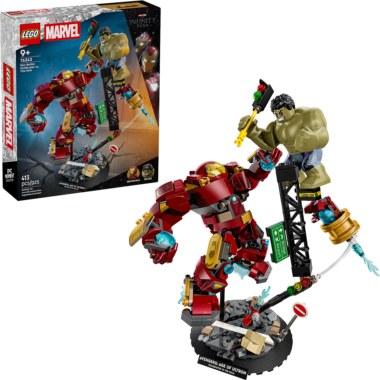LEGO 76343 Epic Battle: Hulkbuster vs. The Hulk - Marvel Super Heroes