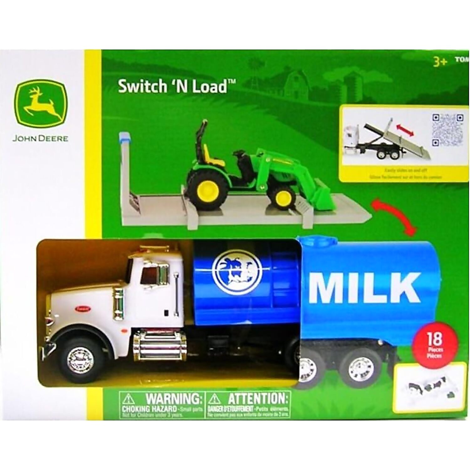 TOMY - John Deere Switch N Load 1:32 Scale Playset