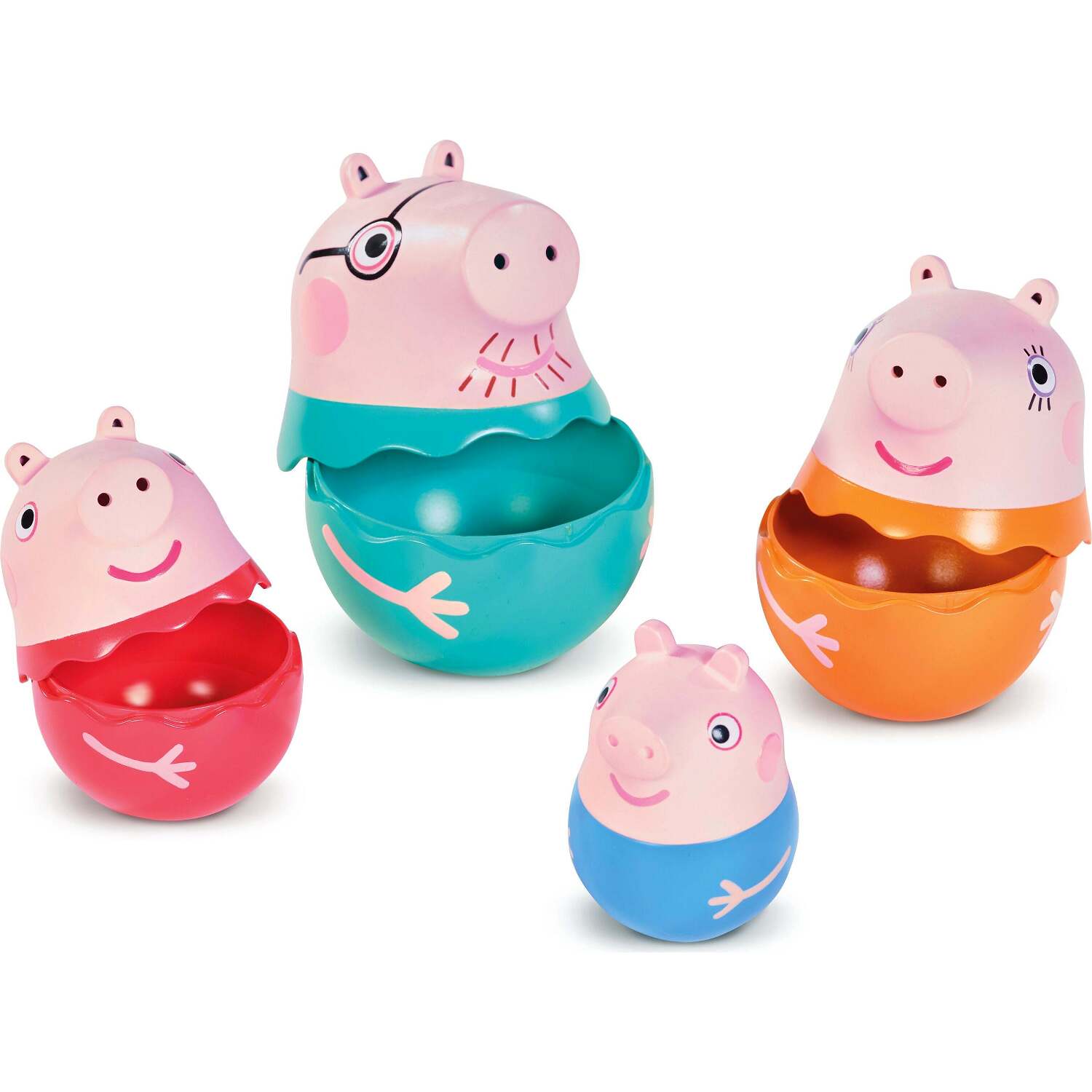 TOMY - Toomies - Peppa Pig Peppa's Nesting Family - Image 2