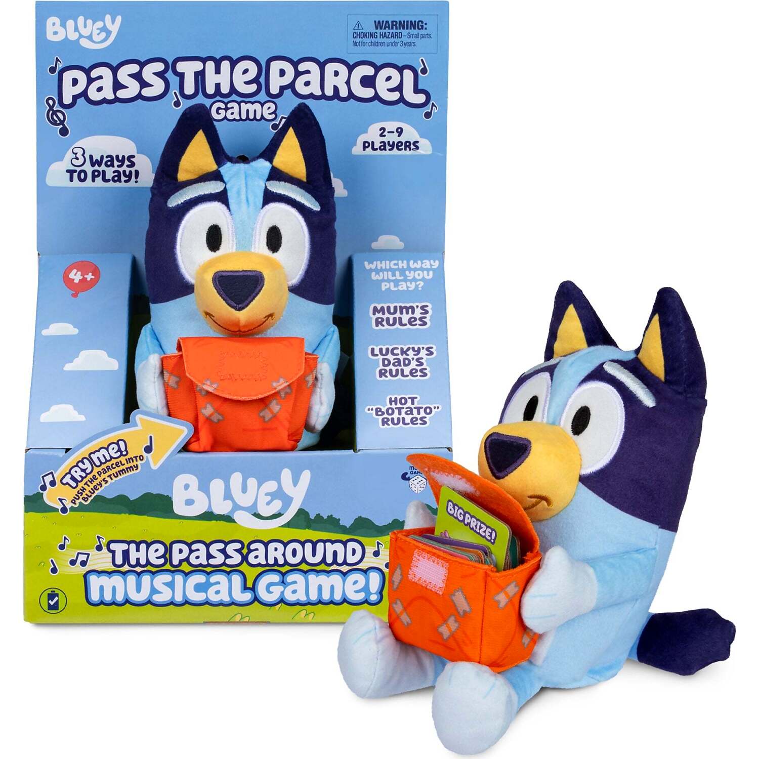 Bluey - Pass The Parcel Musical Game!