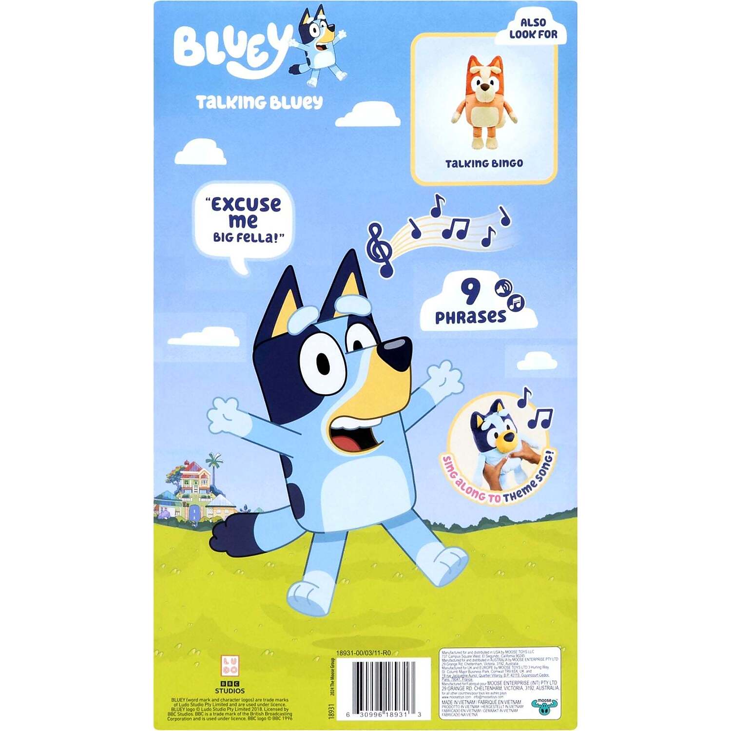 Bluey - Talking Bluey 13-Inch Plush - Image 4