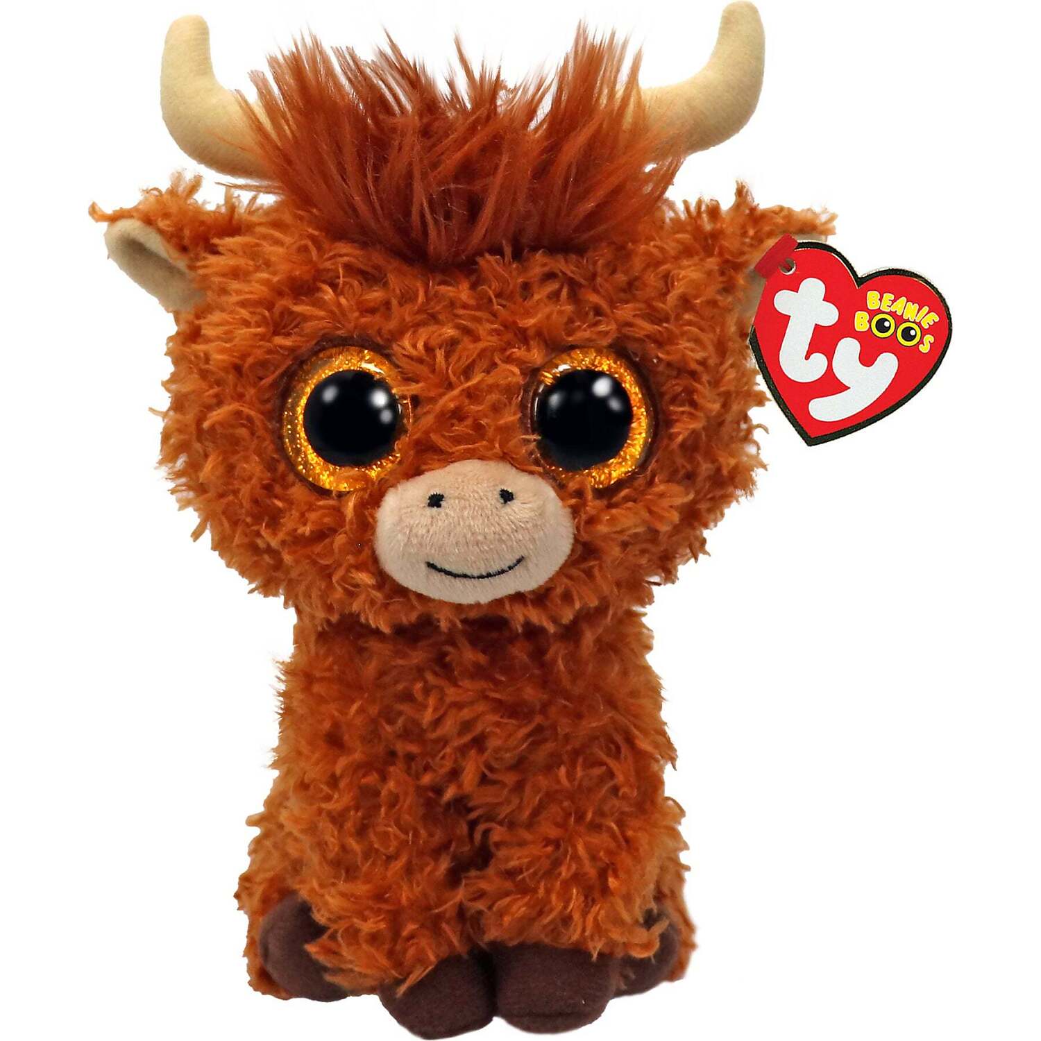 Ty -  Beanie Boos - Alfie Highland Cow Small 15cm Plush