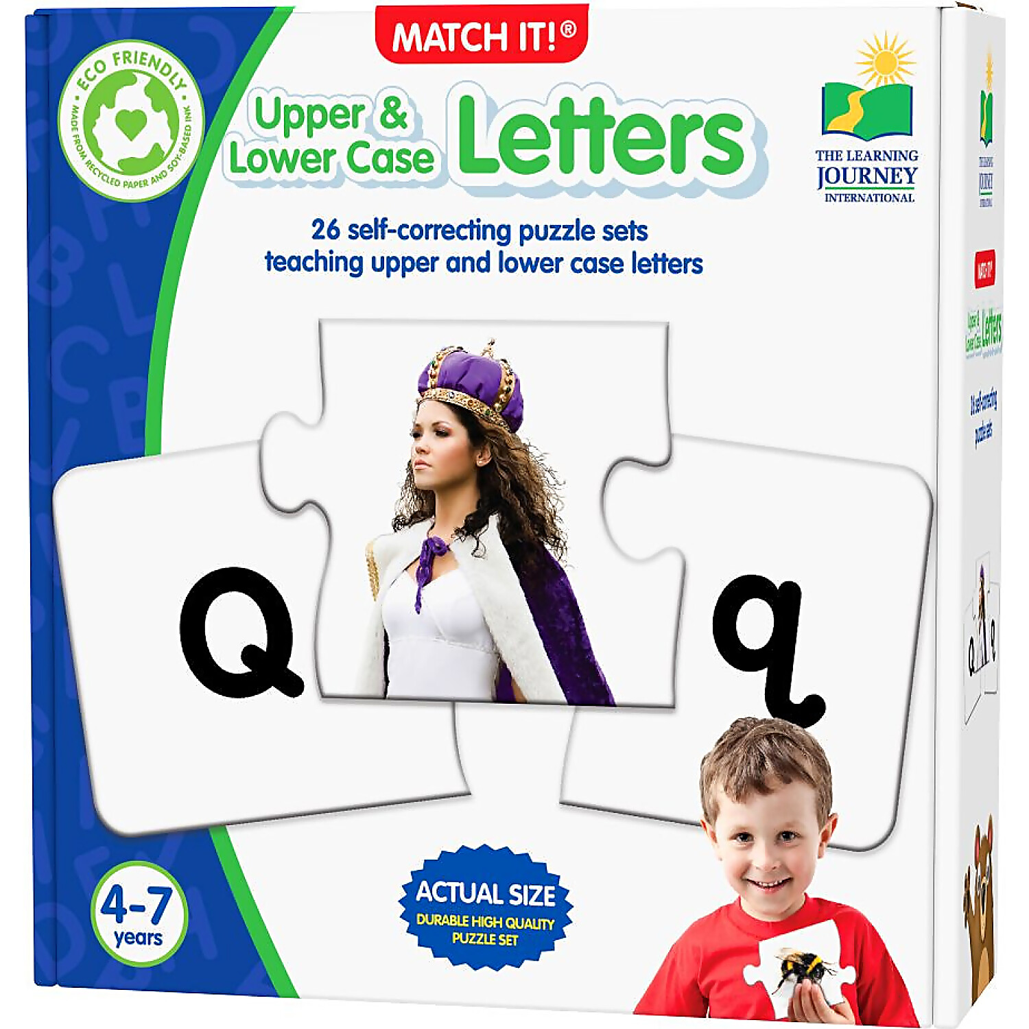 The Learning Journey - Match It! Upper & Lower Case Letters Puzzle