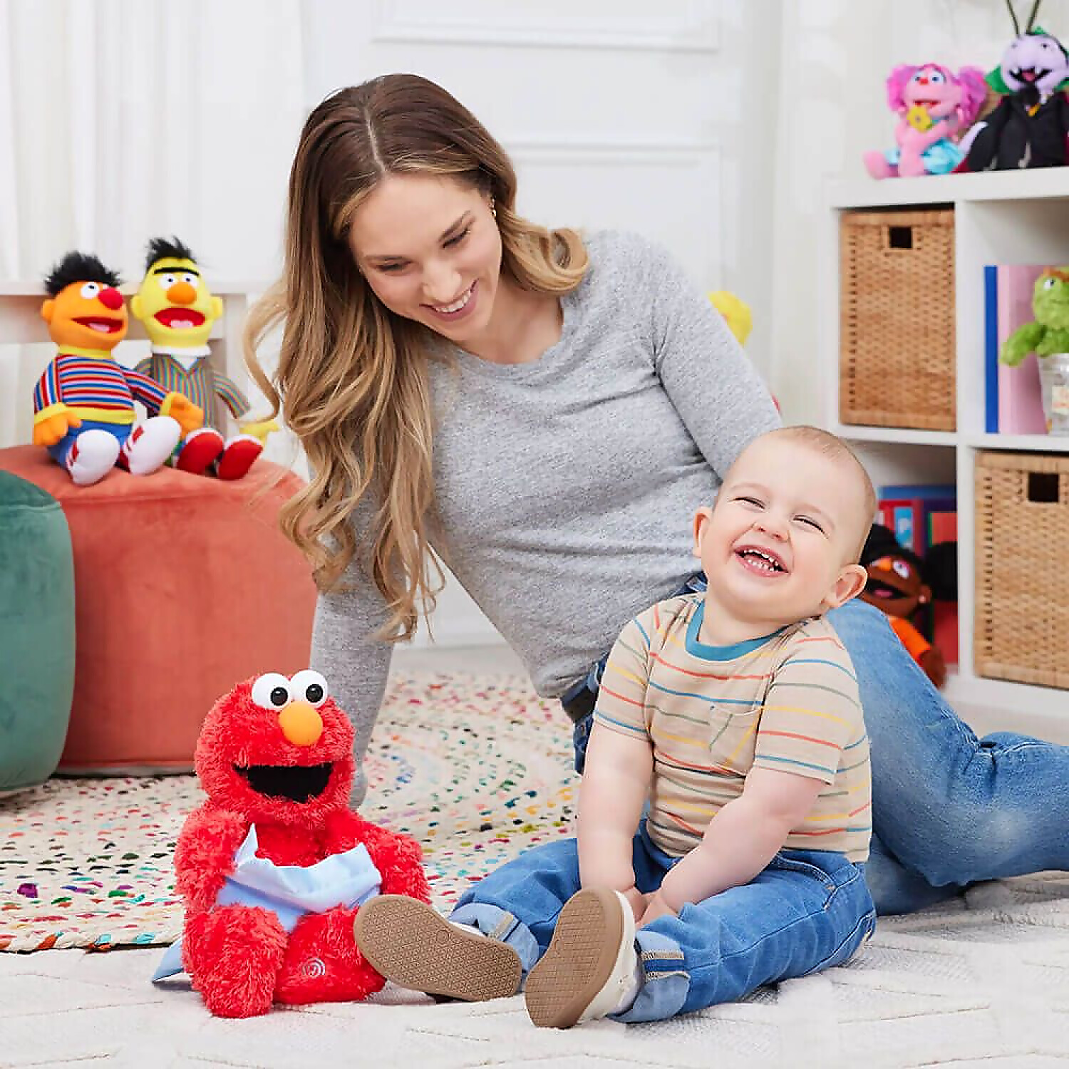 Sesame Street - Animated Peek-A-Boo Elmo Plush - Jasnor - Image 6